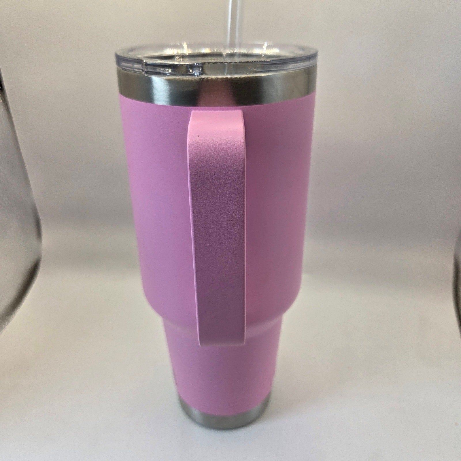 YETI Rambler 35oz Straw Mug Tropical Pink Handle Tumbler w/ Lid Straw Cup