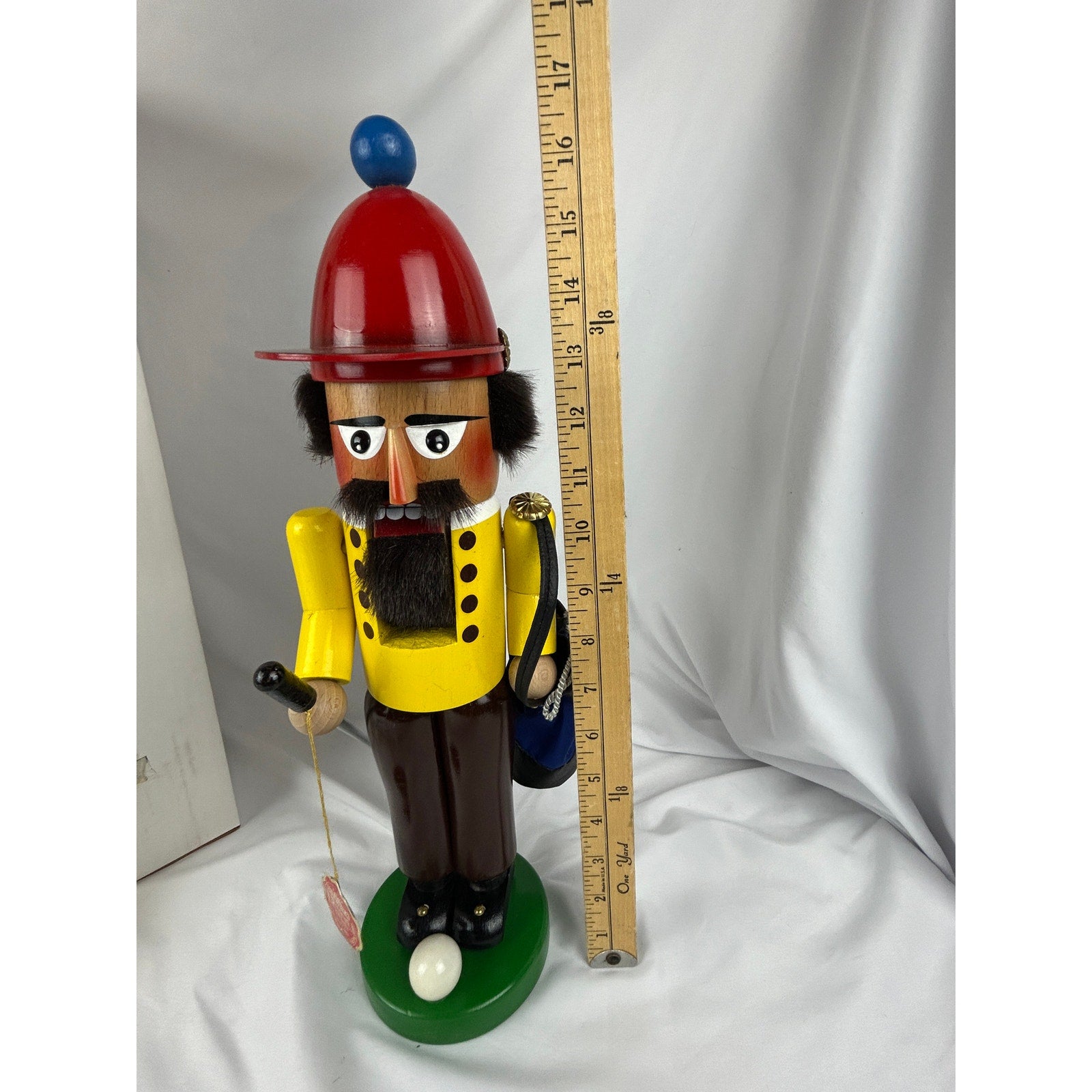 Steinbach S692 The Golfer Nutcracker Handmade Germany w/ Clubs & Box