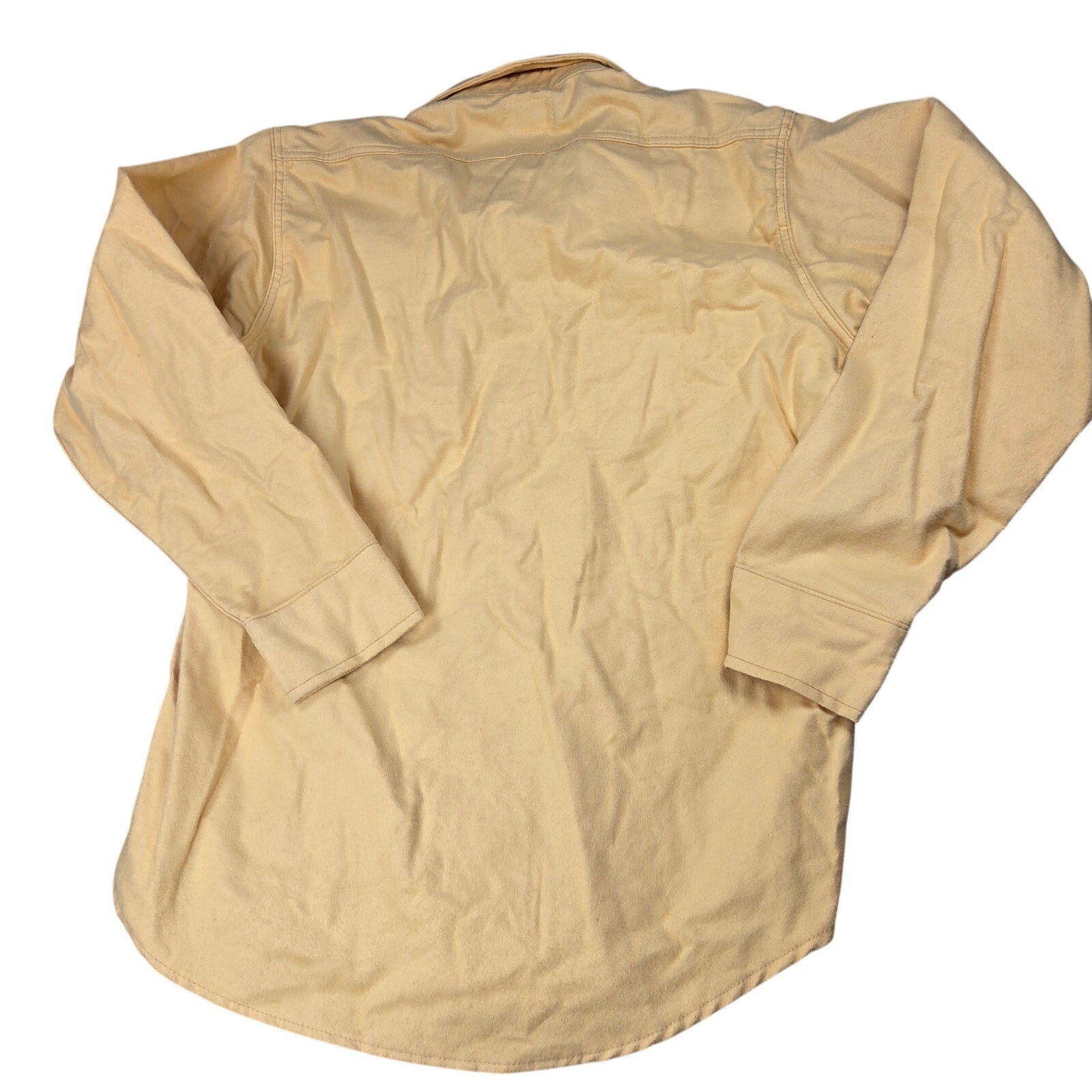 Deerskin Melton Shirt Co Duck Embroidered Chamois Shirt USA Mens Large