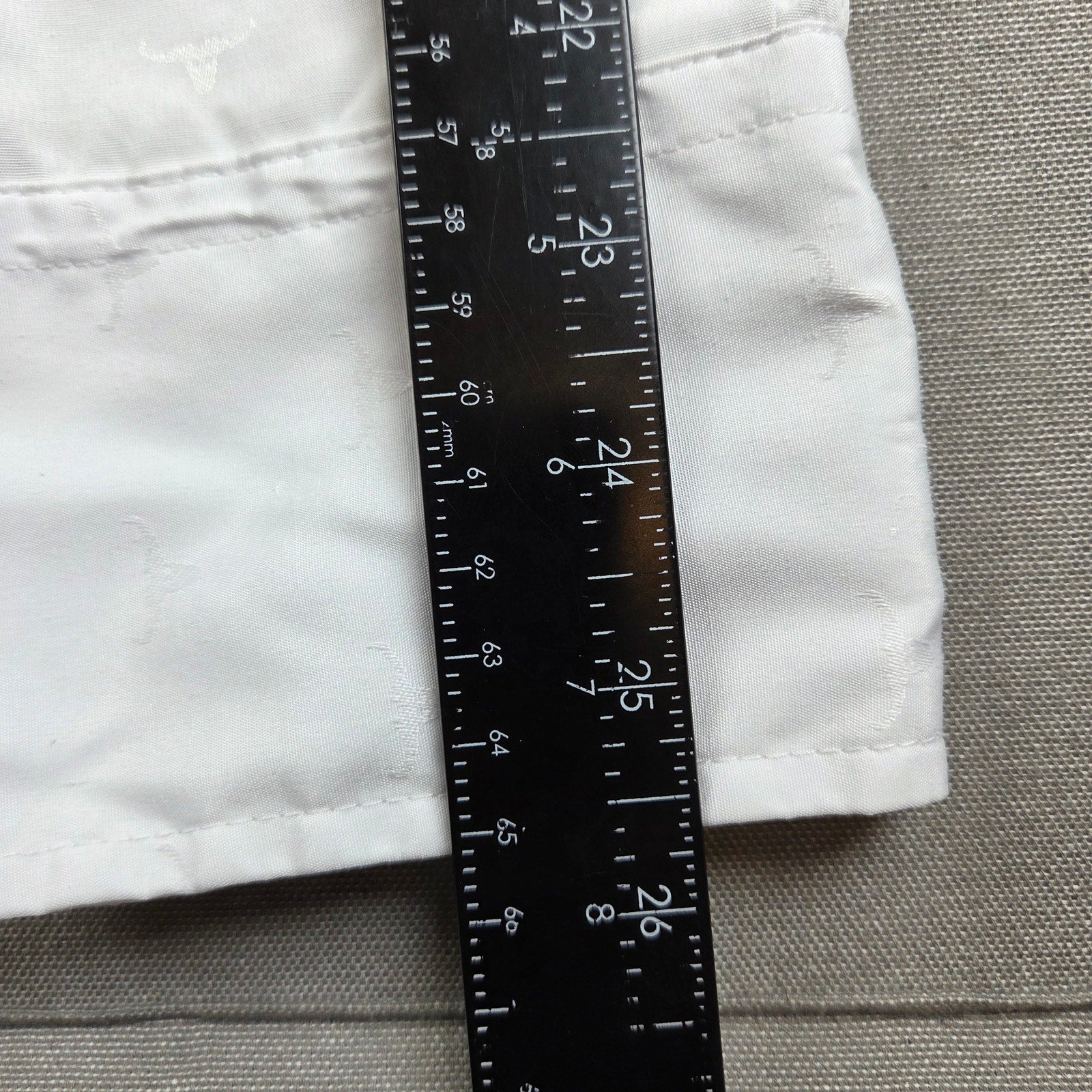 Roper Mens MT Medium Tall White Longhorn Jacquard Pearl Snap Western Shirt