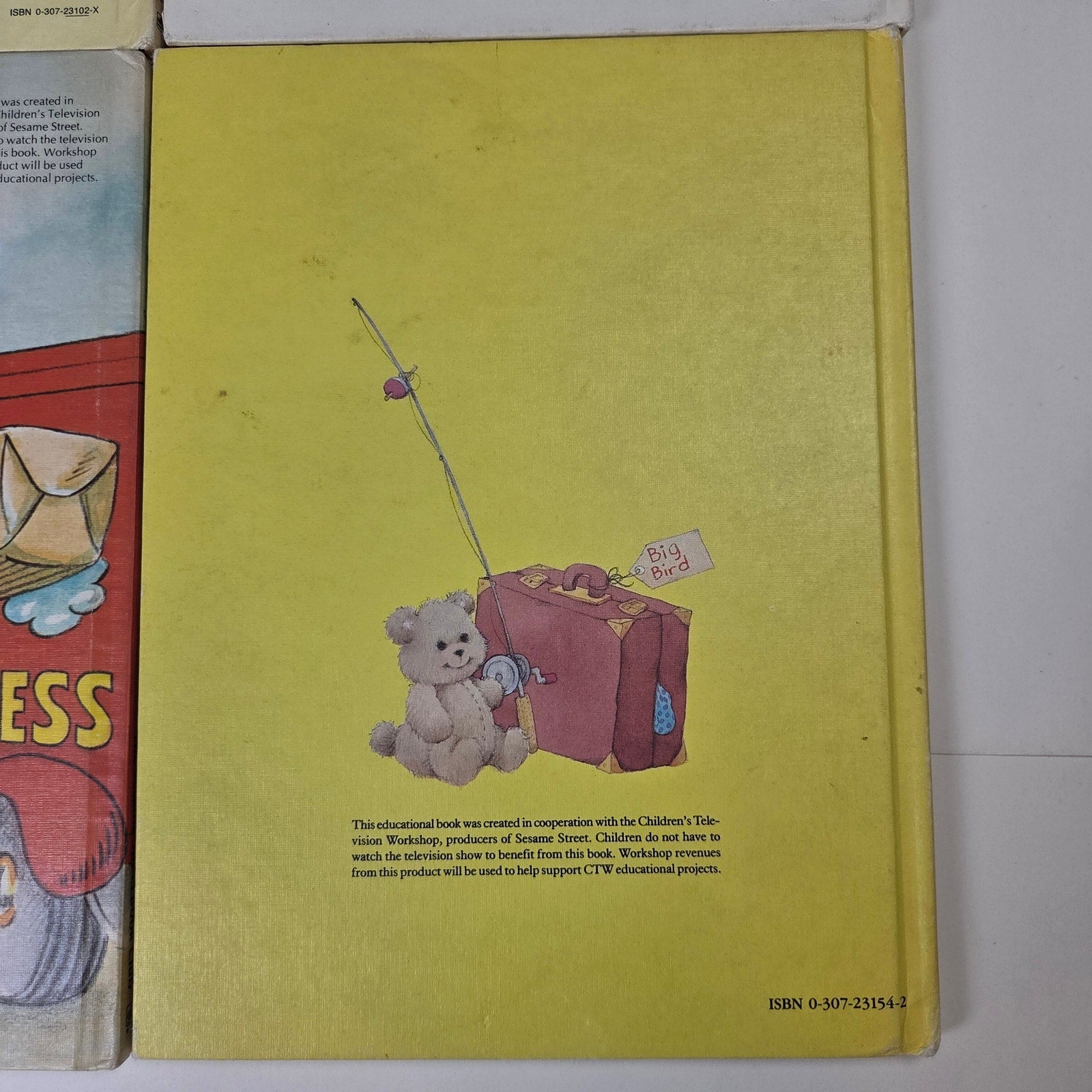 Vintage Sesame Street Book Club Big Bird Hardcover Books Lot of 5 1980s