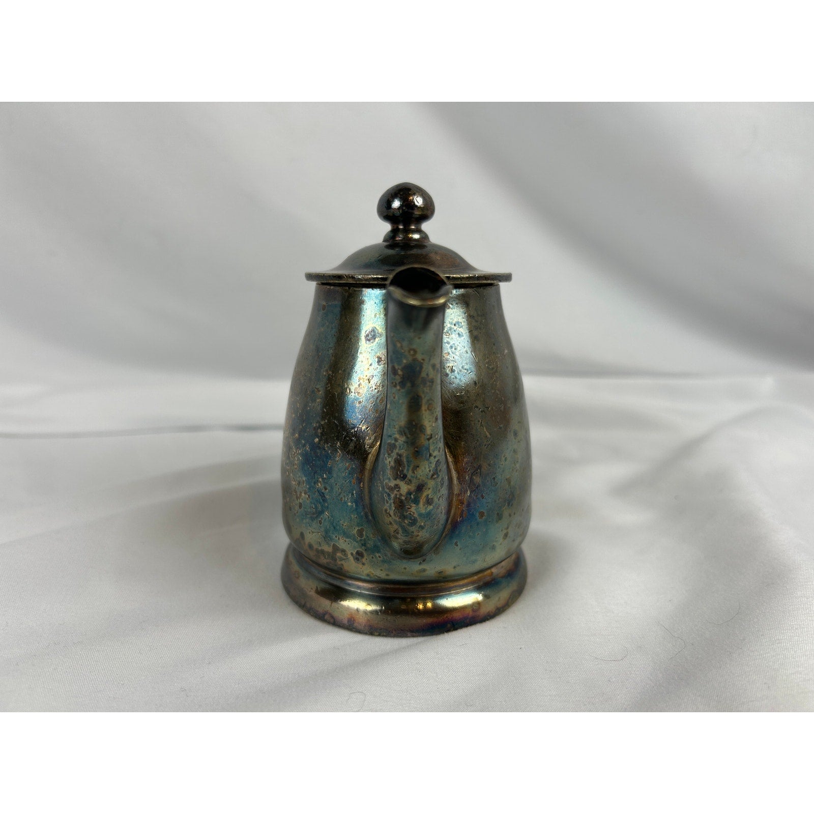 Marquette Silverplate Mini Teapot Victor S Co Creamer Coffee Pot
