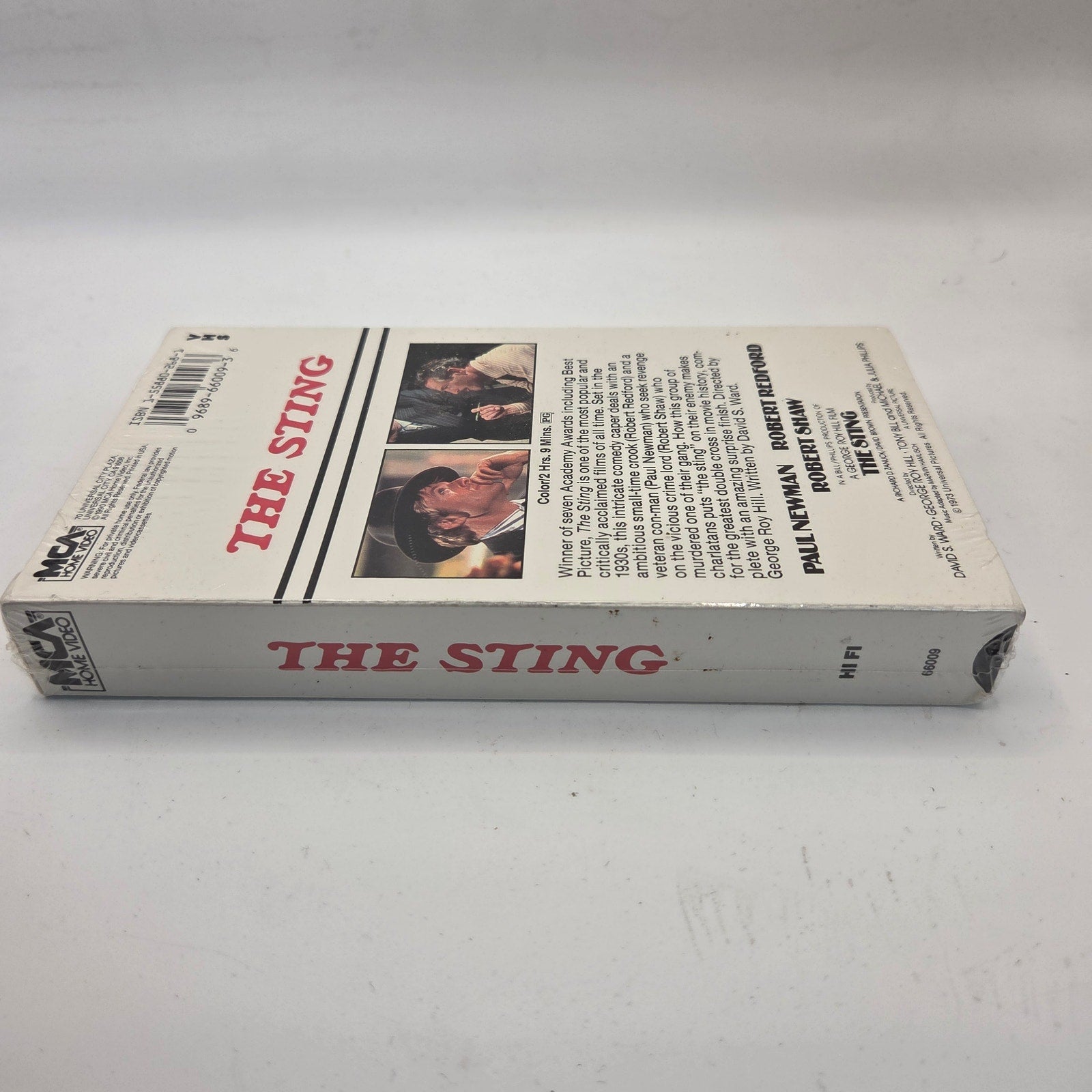 The Sting VHS Sealed 1979 MCA Vintage Paul Newman Robert Redford