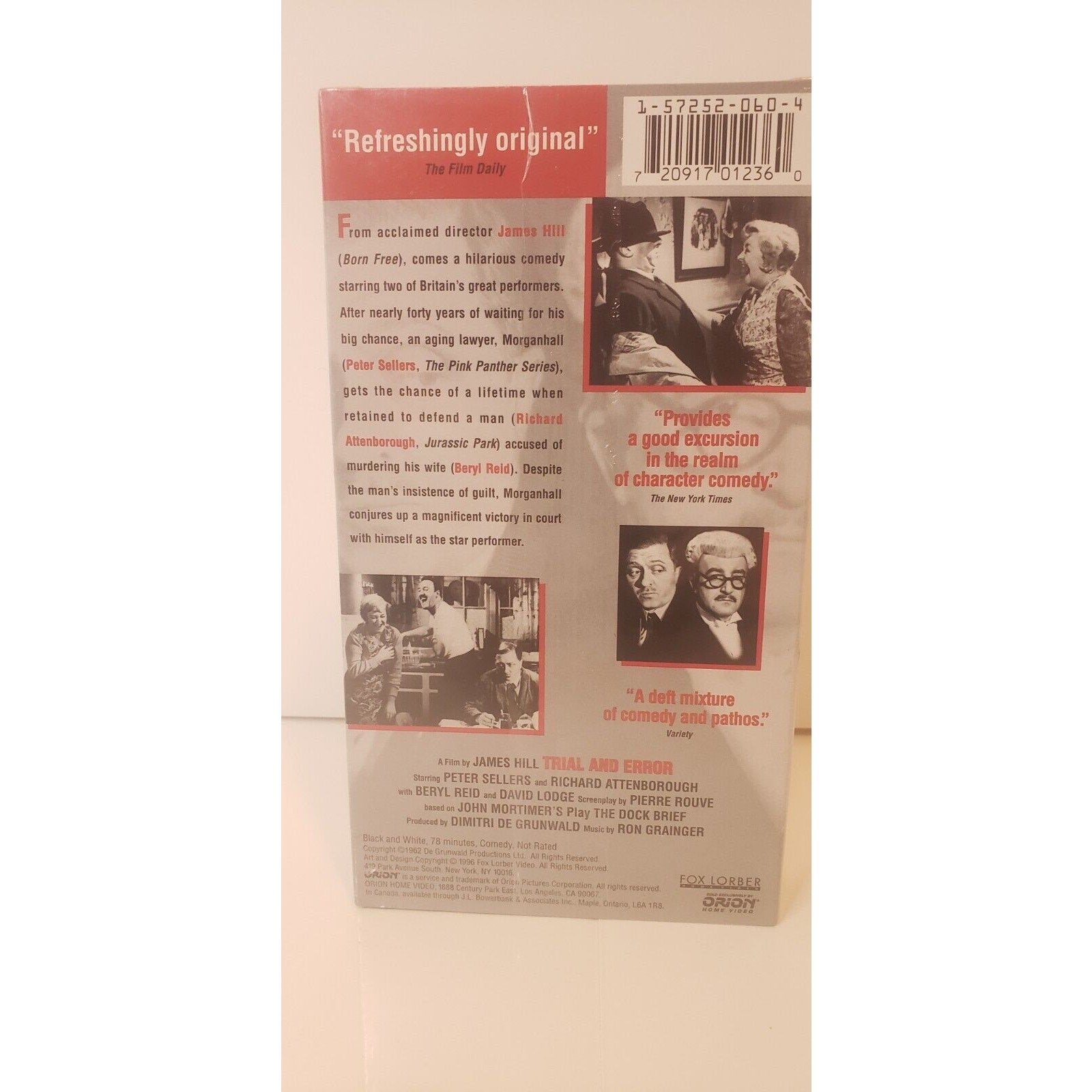 Trial and Error VHS New Sealed 1996 Peter Sellers Richard Attenborough