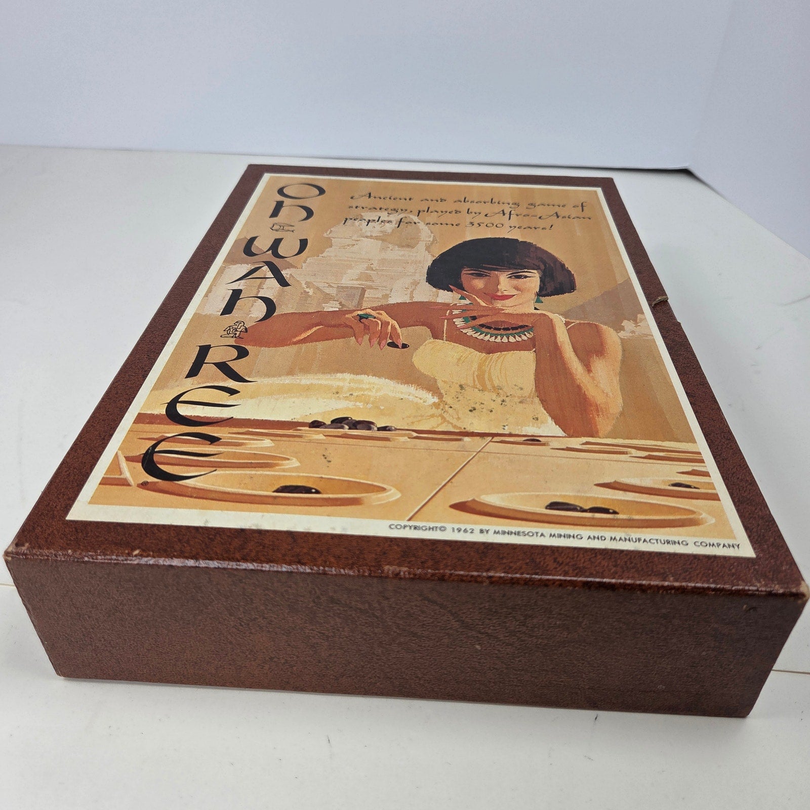 3M Bookshelf Game Oh-Wah-Ree 1966 Complete Mancala Strategy Game Vintage