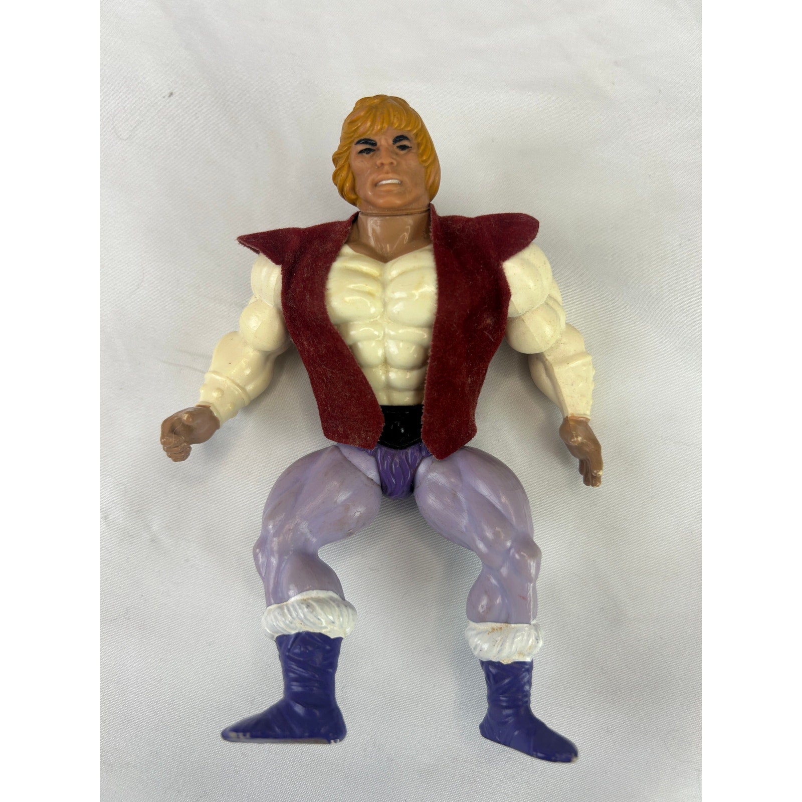 Mattel Masters of the Universe Prince Adam Figure Vintage MOTU Incomplete