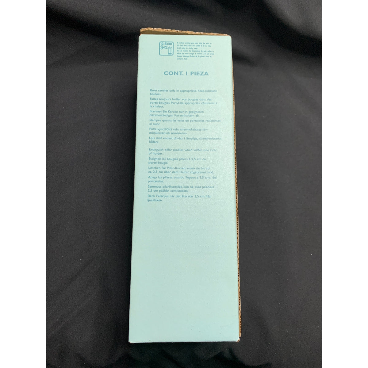 PartyLite Persimmon & Pear 3x9 Pillar Candle C39513 Retired Scent NOS