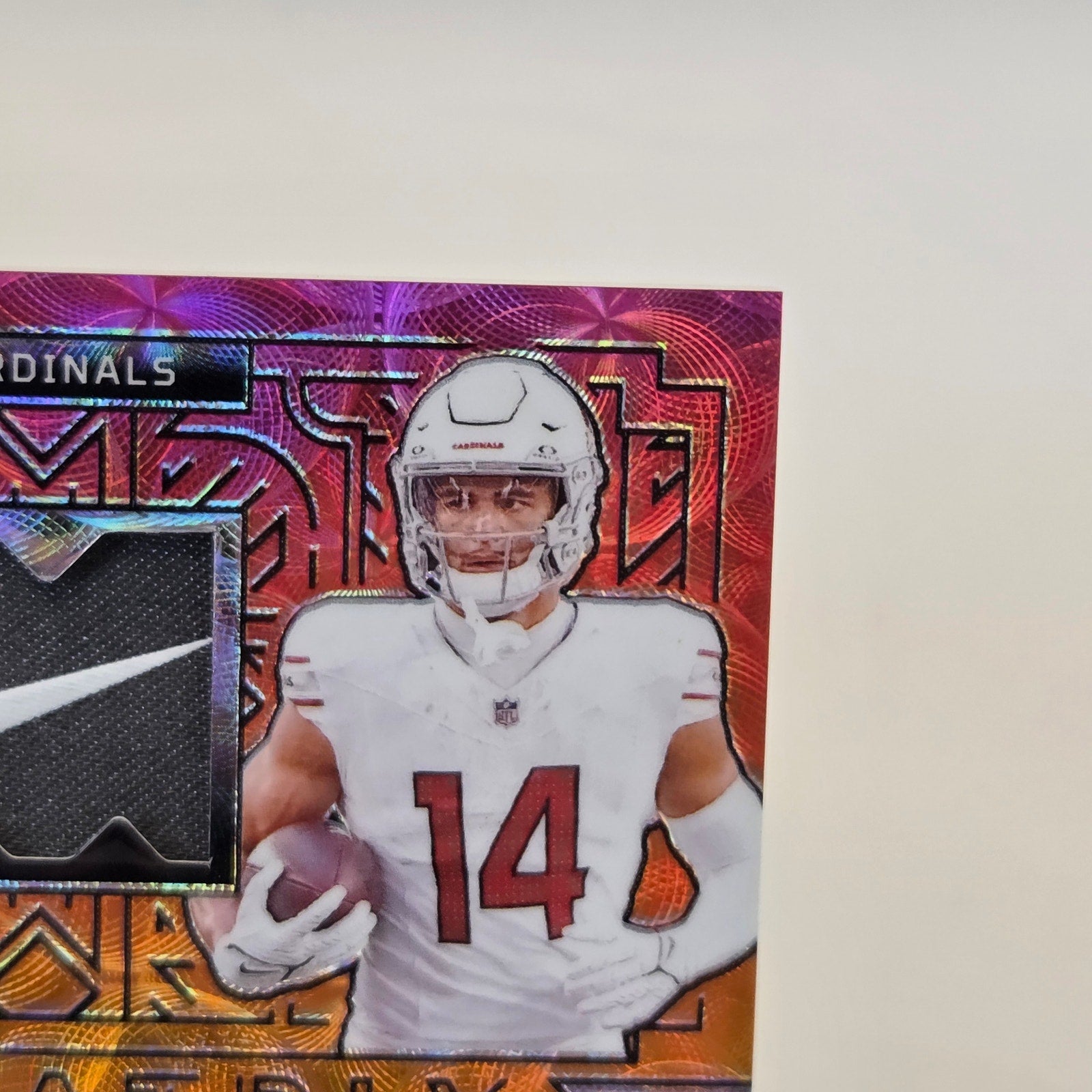 2024 Panini Obsidian Michael Wilson Nike Swoosh Patch Auto /6 Cardinals