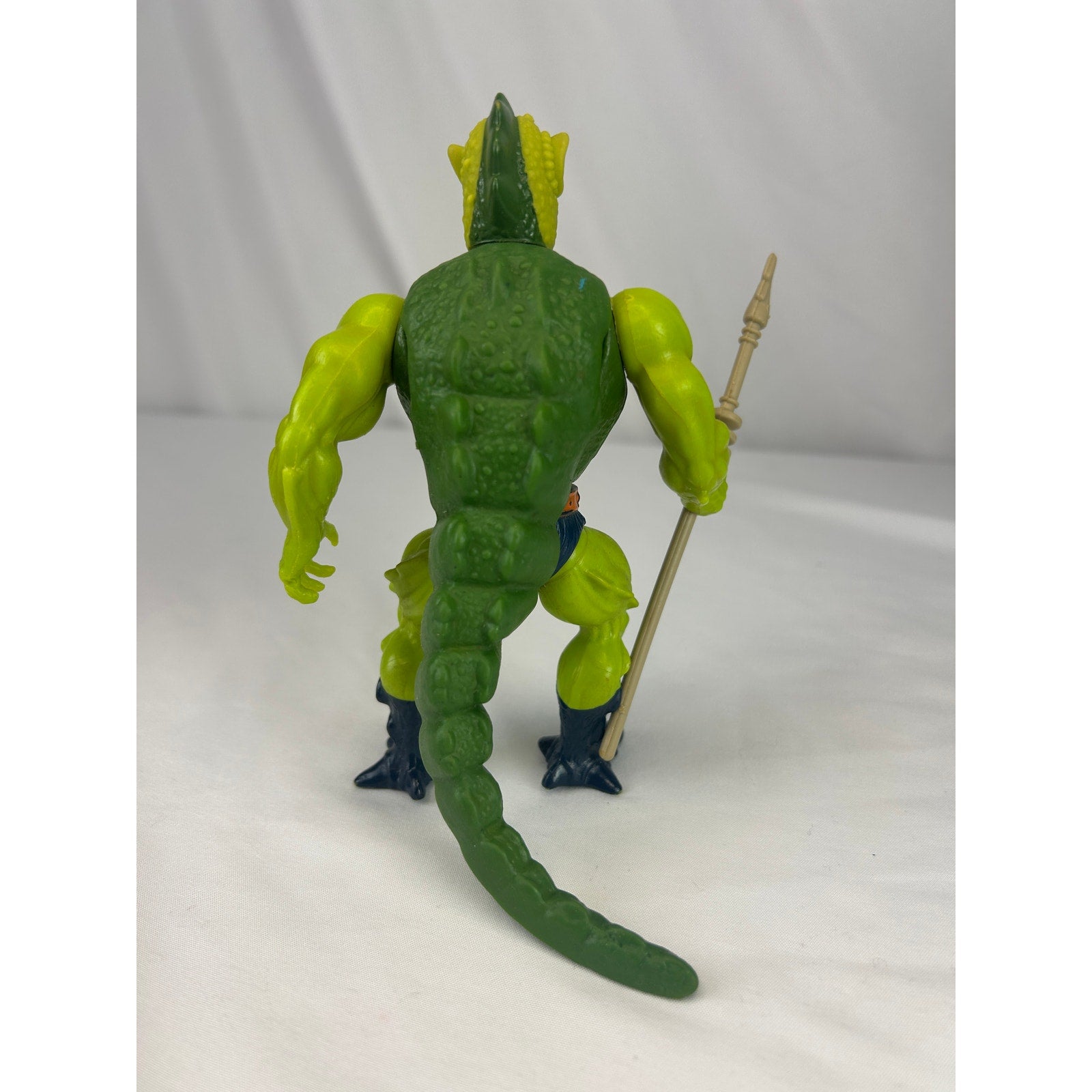 Vintage MOTU Whiplash Figure Mattel Masters of the Universe w Mattel Spear
