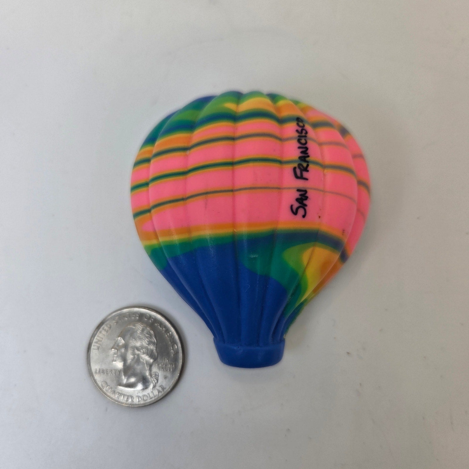 Mini Souvenir Magnet Lot of 3 – Hot Air Balloon, Phone Booth, Cow Bell