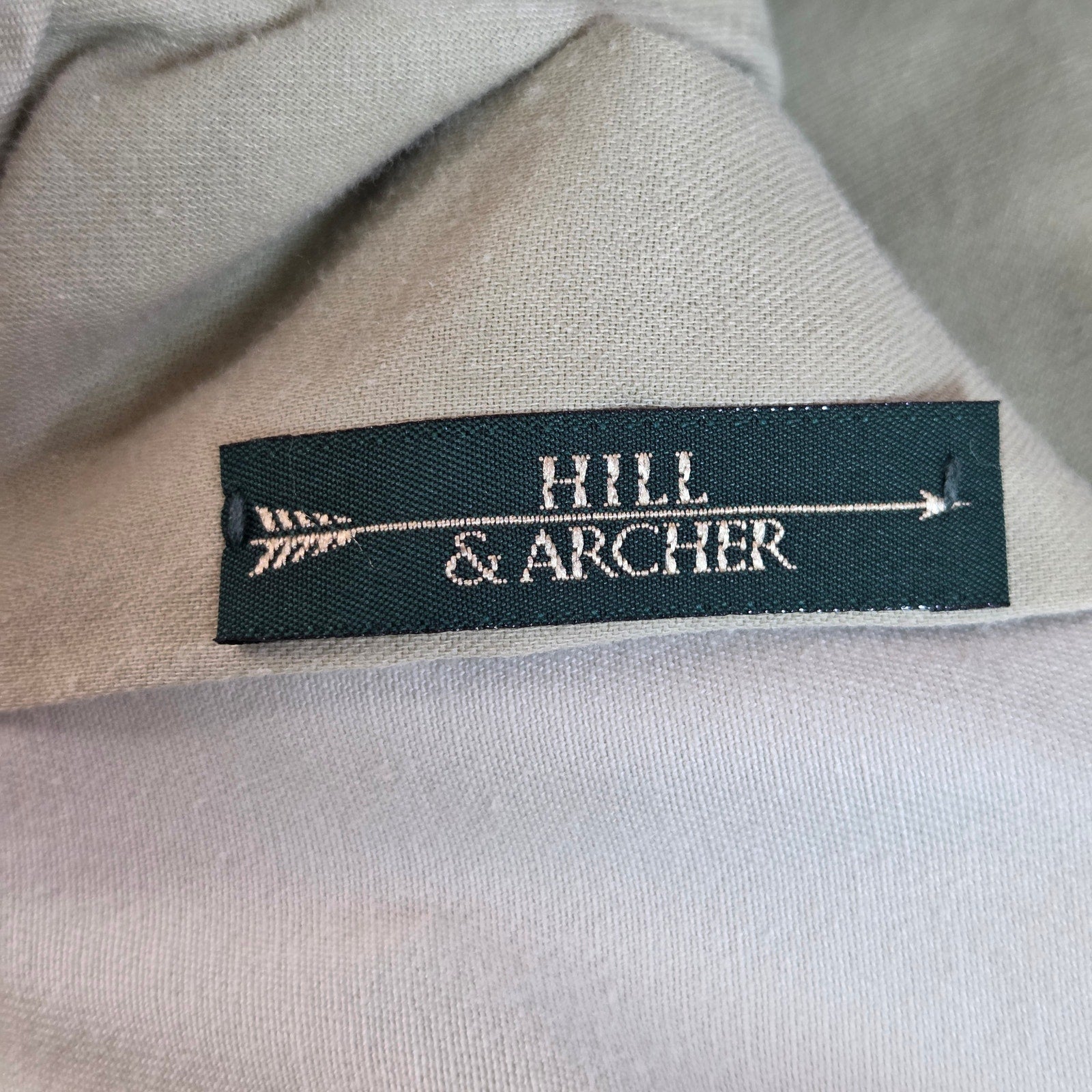 Hill & Archer Men’s Khaki 100% Cotton Pants 38x29 Casual Chino Style