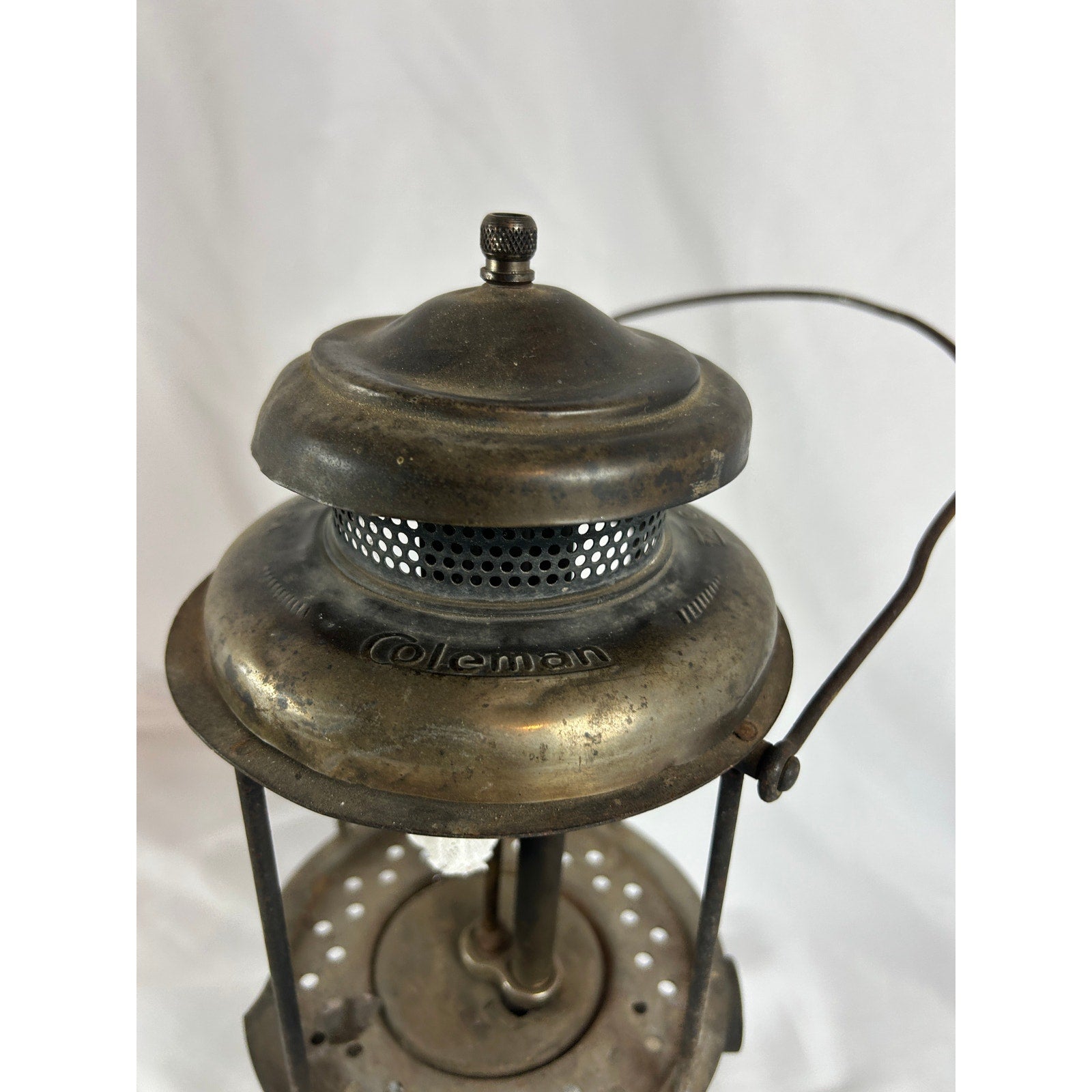 Antique Coleman 327 Quick Lite Lantern 1920s Dual Mantle Untested