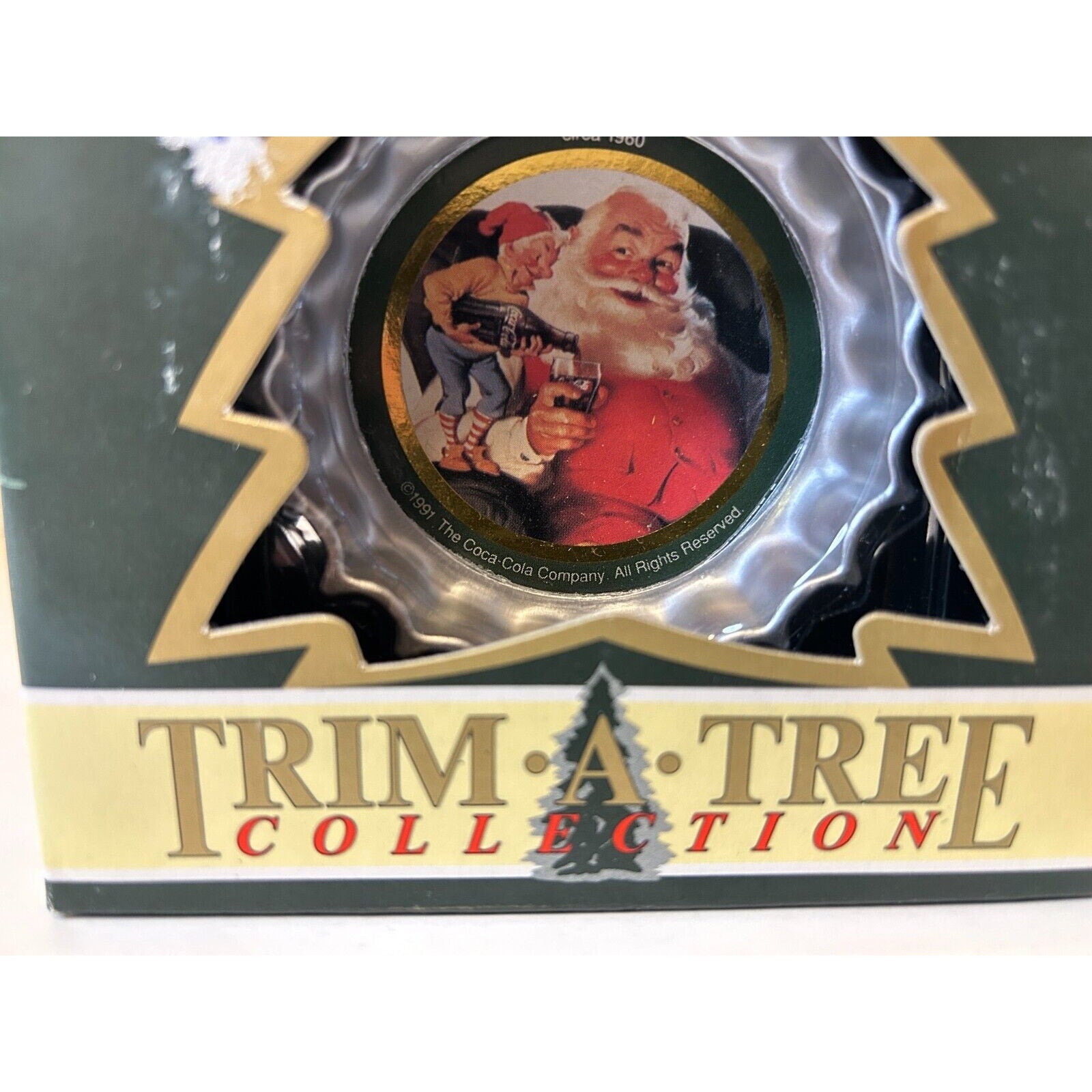 Coca-Cola Trim-A-Tree Collection Ornaments Set of 3 – Vintage 1990s x85