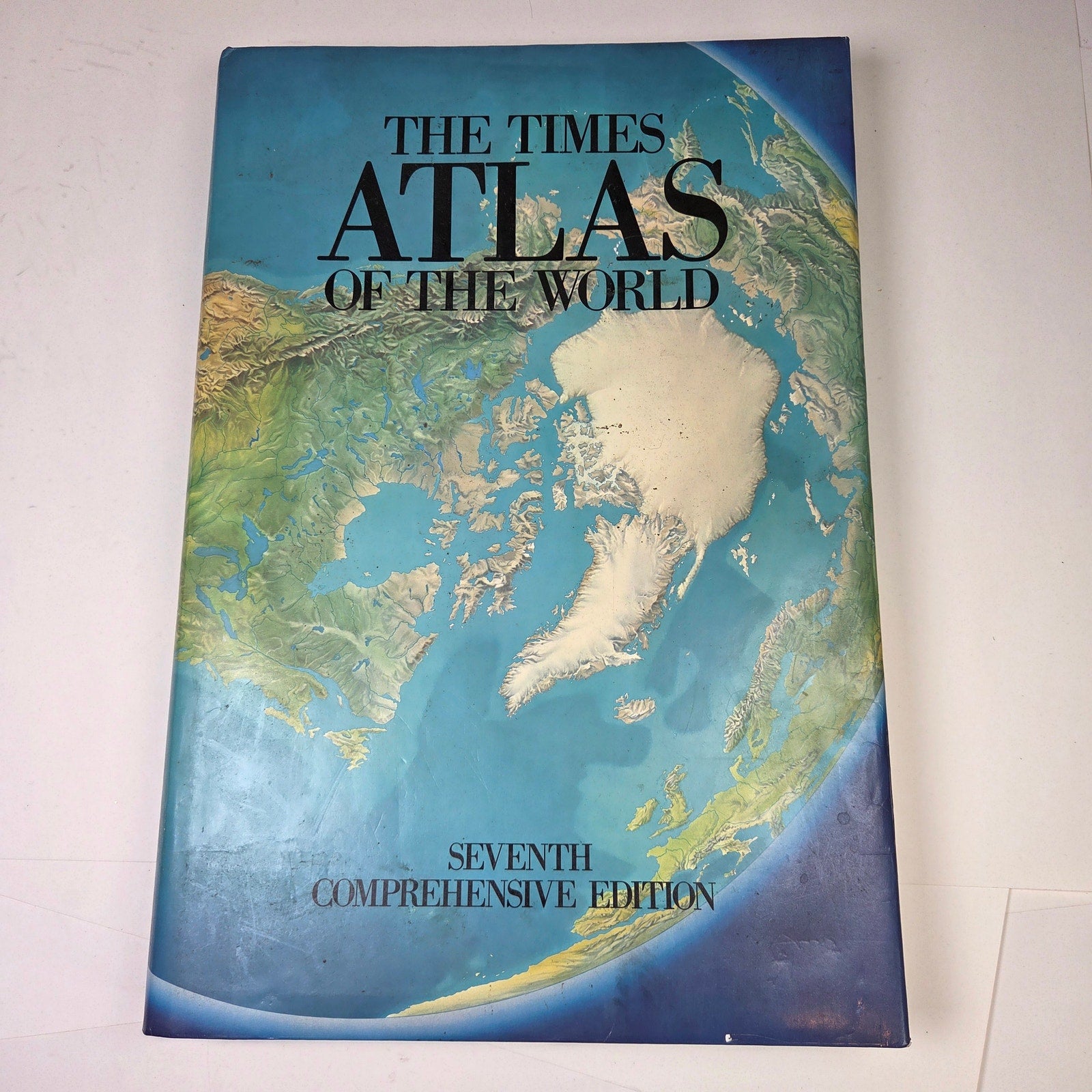 The Times Atlas Of The World 7th Comprehensive Edition Hardcover 1985 Map