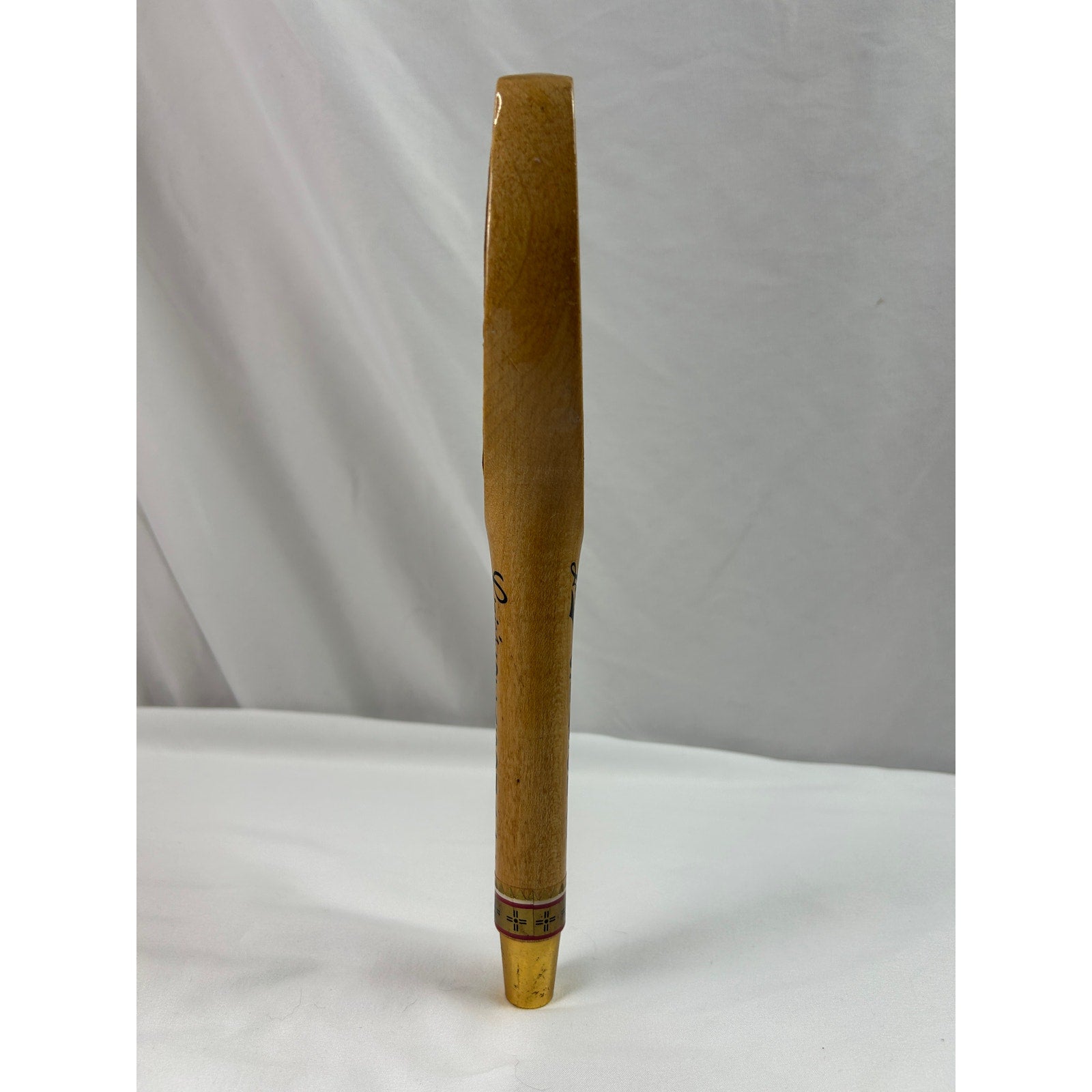 Leinenkugel's Bock Beer Vintage Wooden Tap Handle Breweriana Bar Tap 12 In