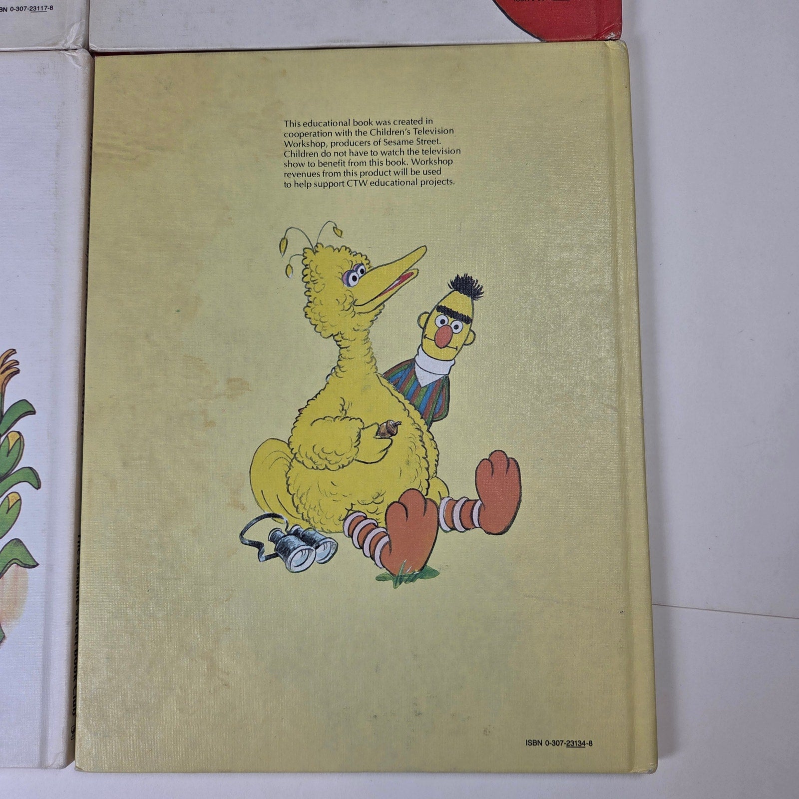 Sesame Street Book Club Vintage 1980-1981 Hardcover Book Lot of 5 Muppets