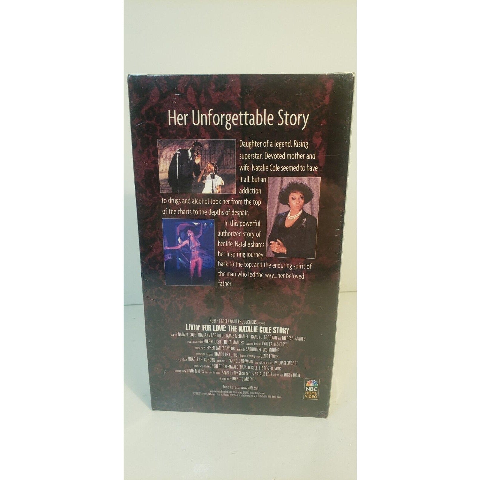 Livin' for Love The Natalie Cole Story VHS New Sealed 2000