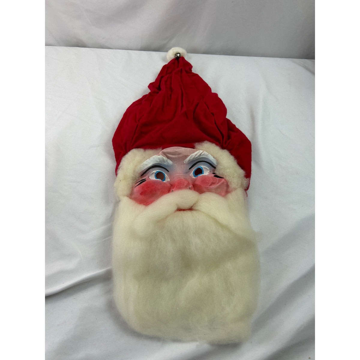 Vintage 1950s Santa Claus Suit Costume Medium 38-40 Mask Beard Box Complete