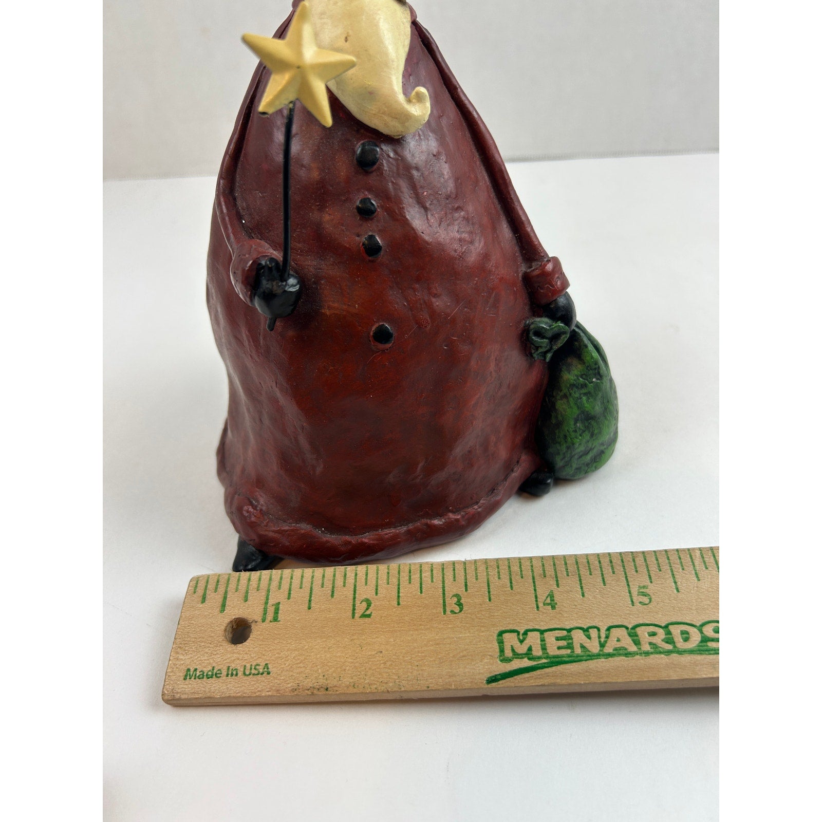 At Home America Slick St. Nick Santa Figurine Christmas Holiday Decor
