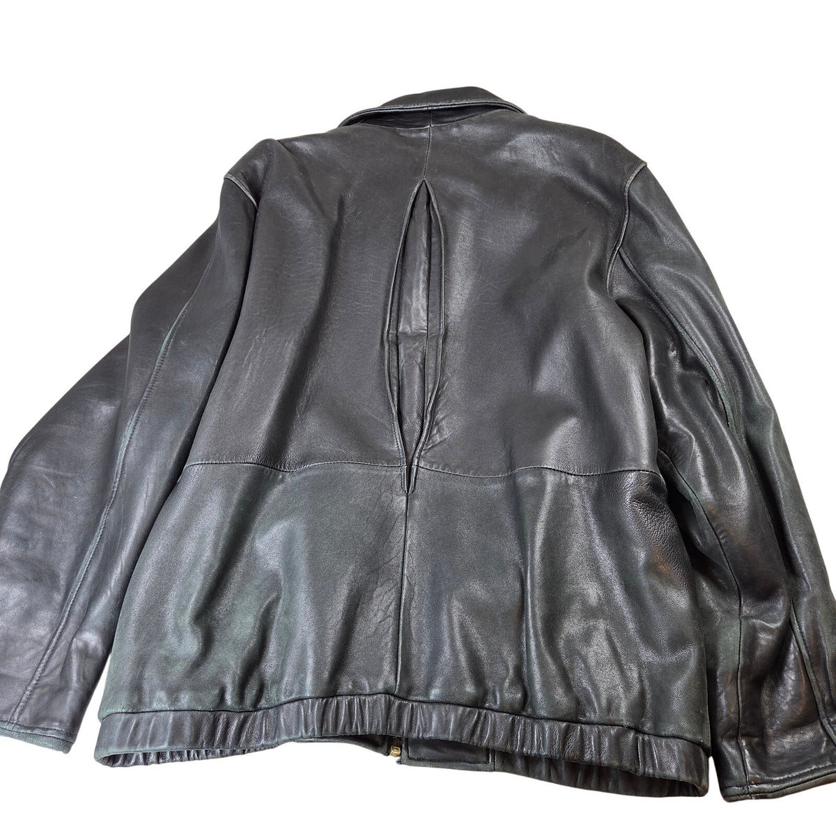 Marc New York Andrew Marc Leather Jacket Mens XL Thermolite Full Zip Black