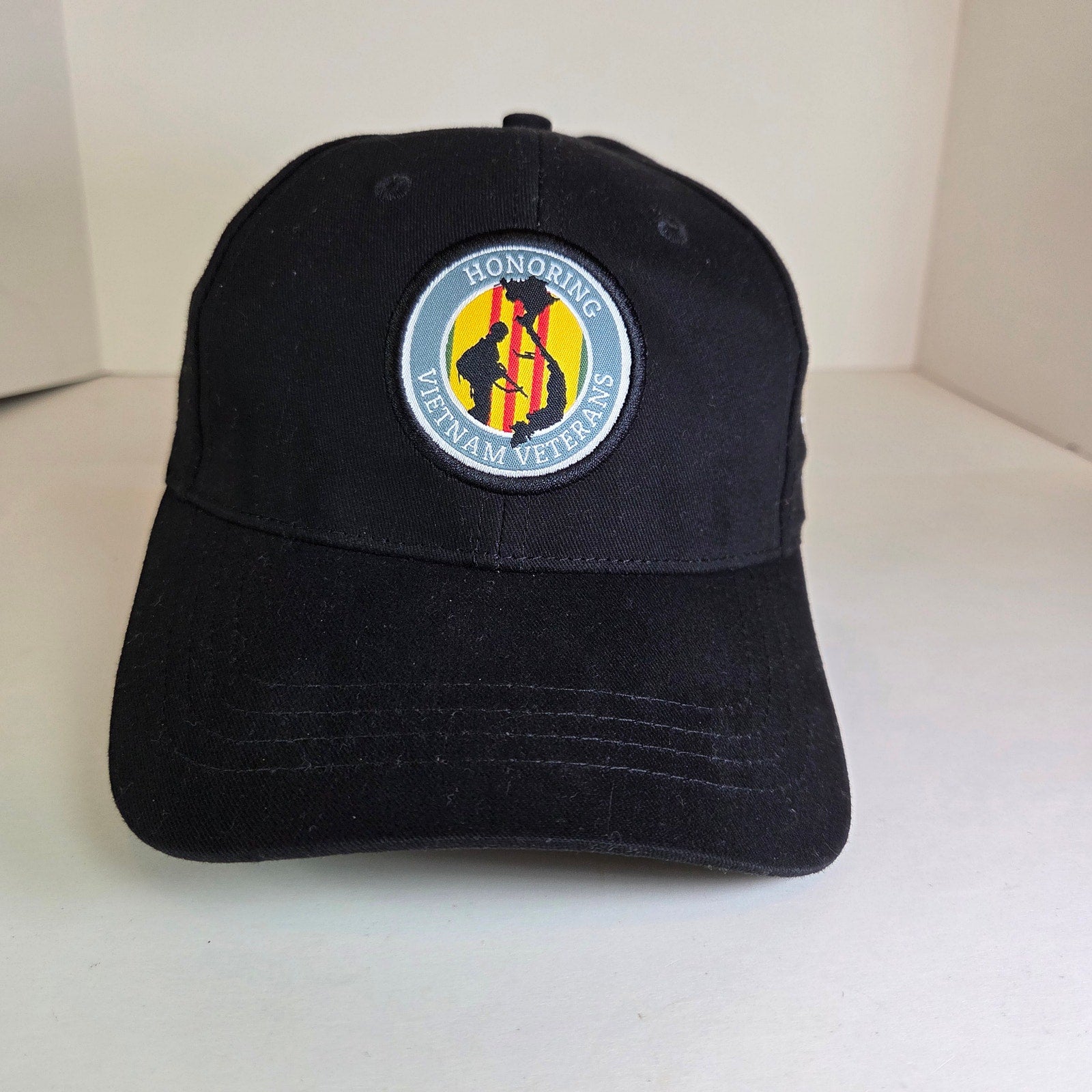 USAA Honoring Vietnam Veterans 2023 Black Adjustable Strapback Hat Cap