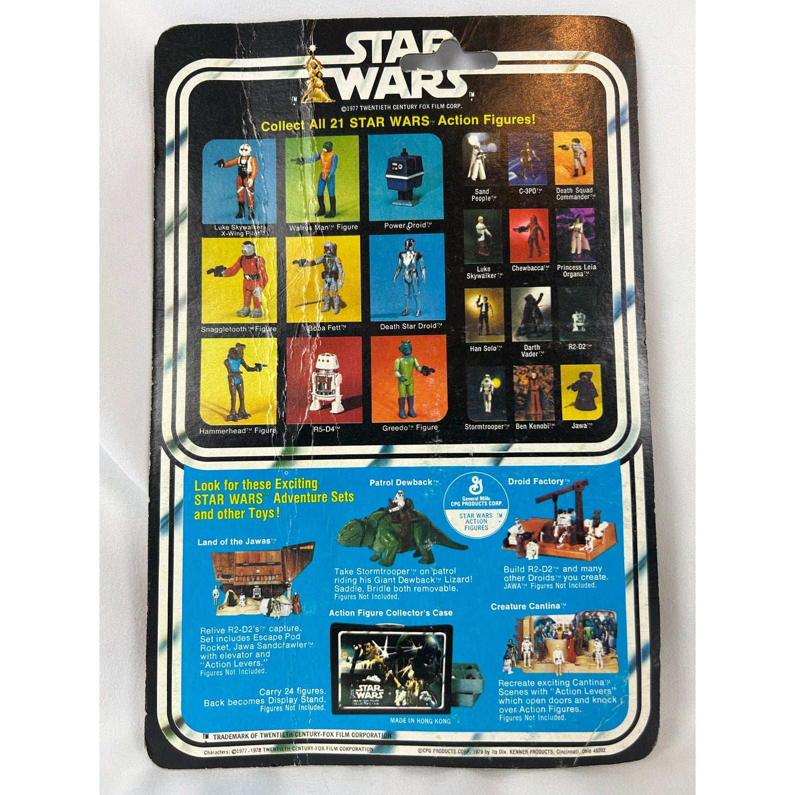 Vintage Star Wars Hammerhead 1978 Kenner 12 Back MOC Carded Figure