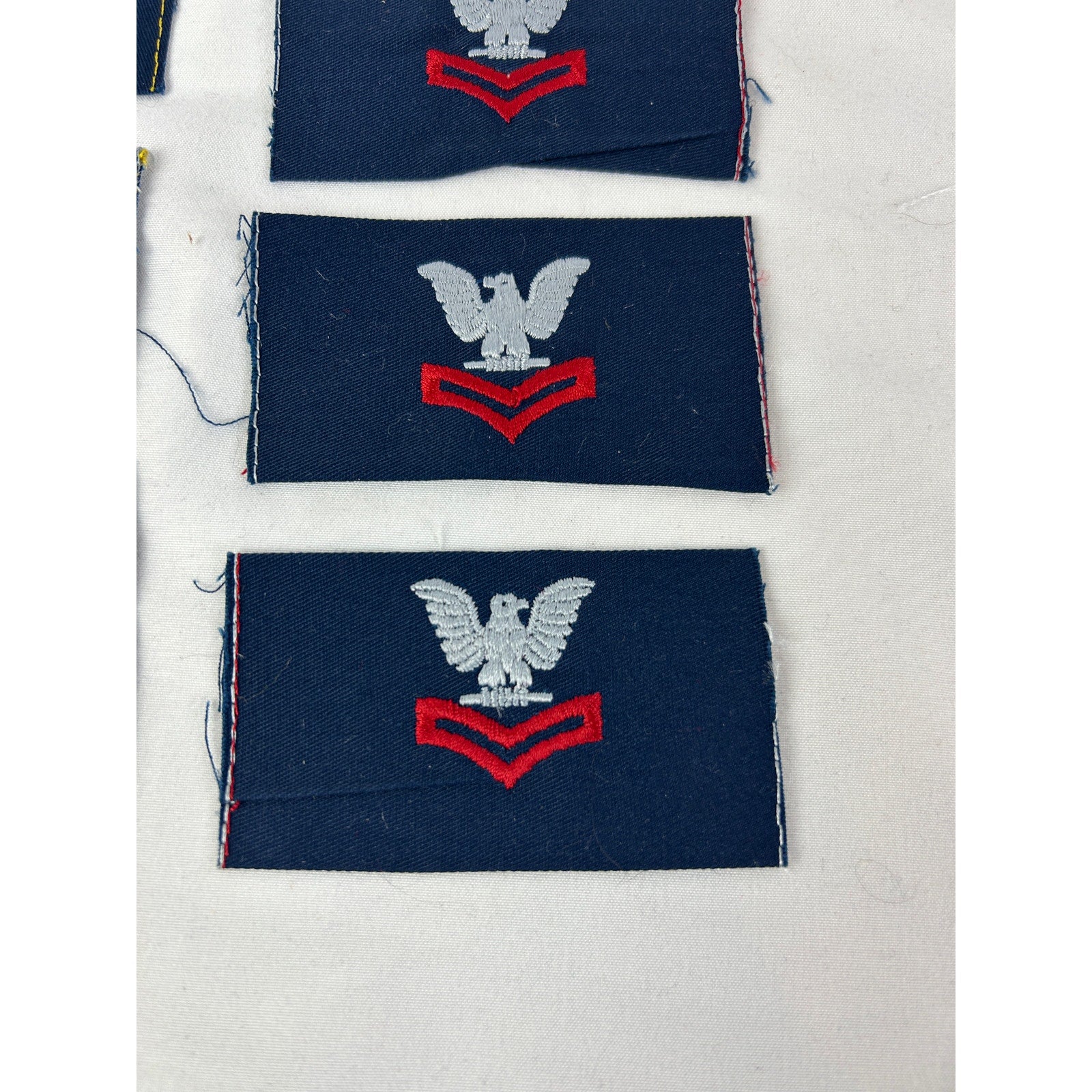 Vintage US Navy Patch Lot Rating Badges Flag Anchor Insignia 9pc