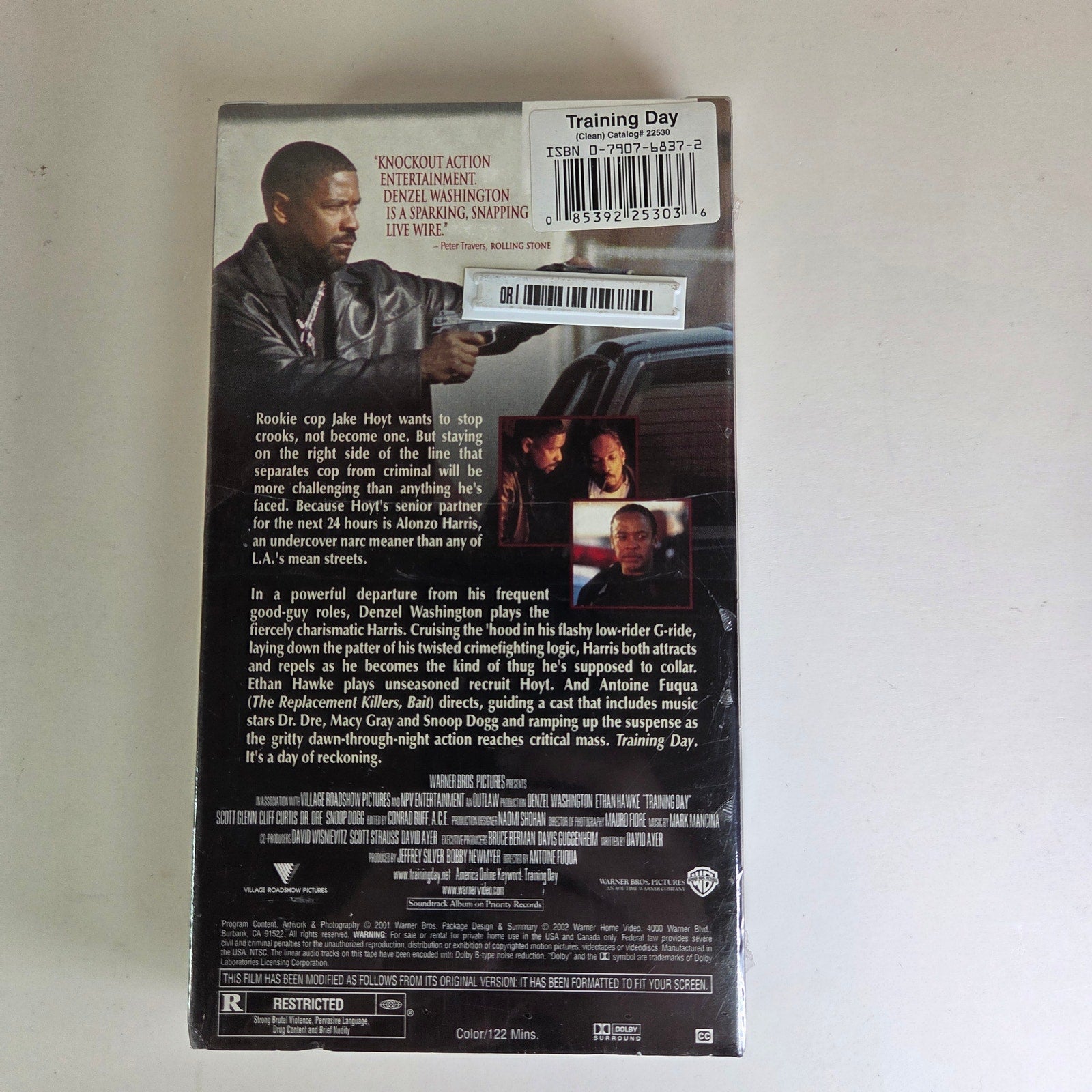 Training Day Sealed VHS – Bonus Footage / Alternate Ending – Denzel Washington