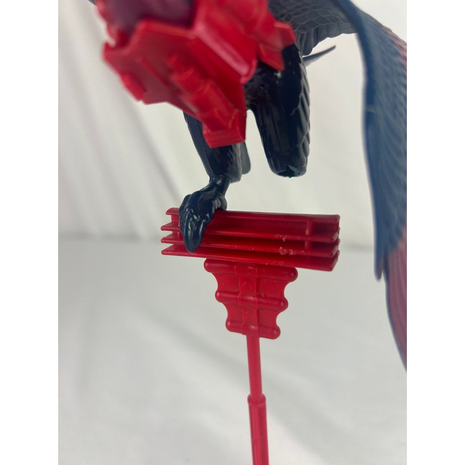 Vintage Masters of the Universe Screeech Bird w Perch Harness 1983 Mattel
