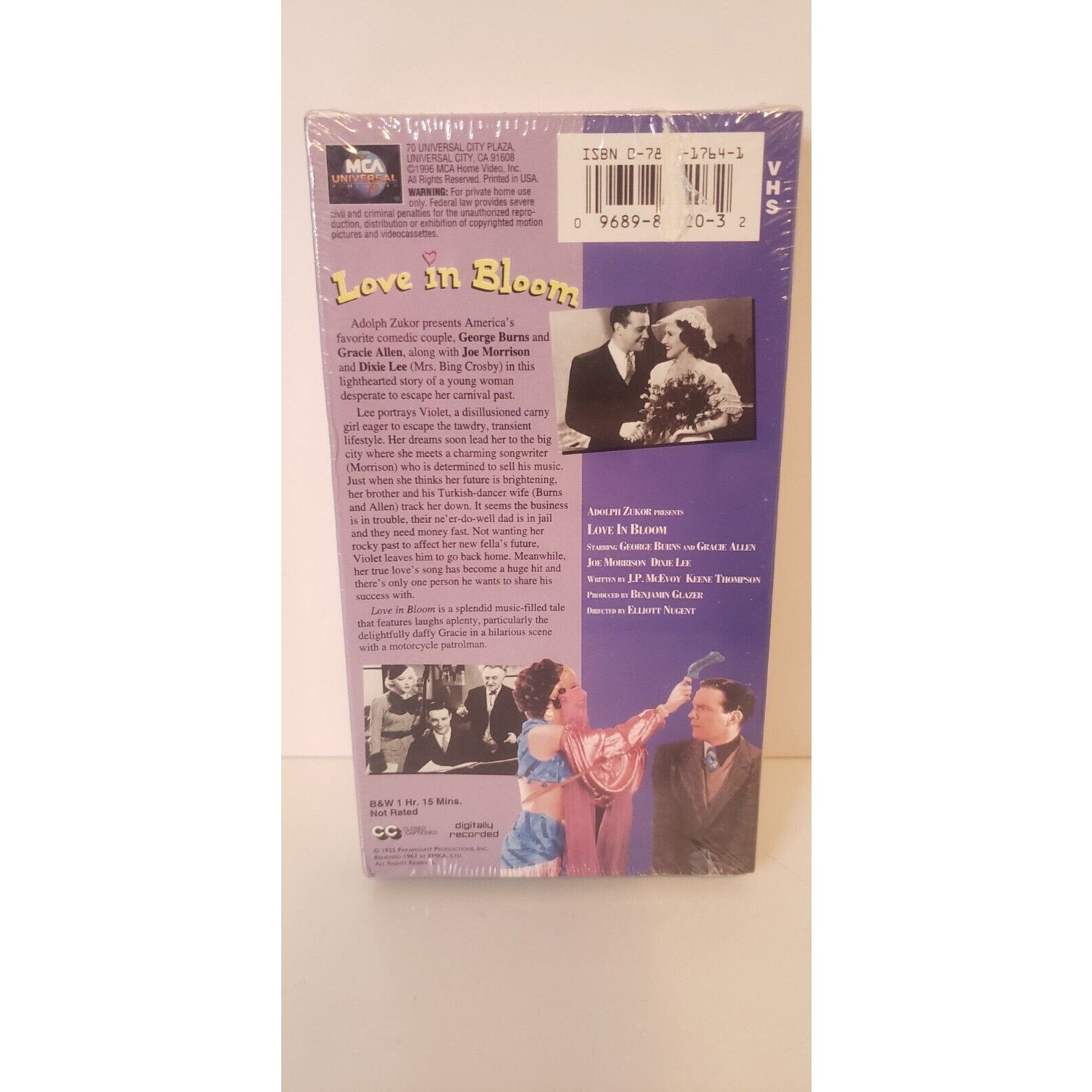 Love in Bloom VHS New Sealed Universal Comedy Classics