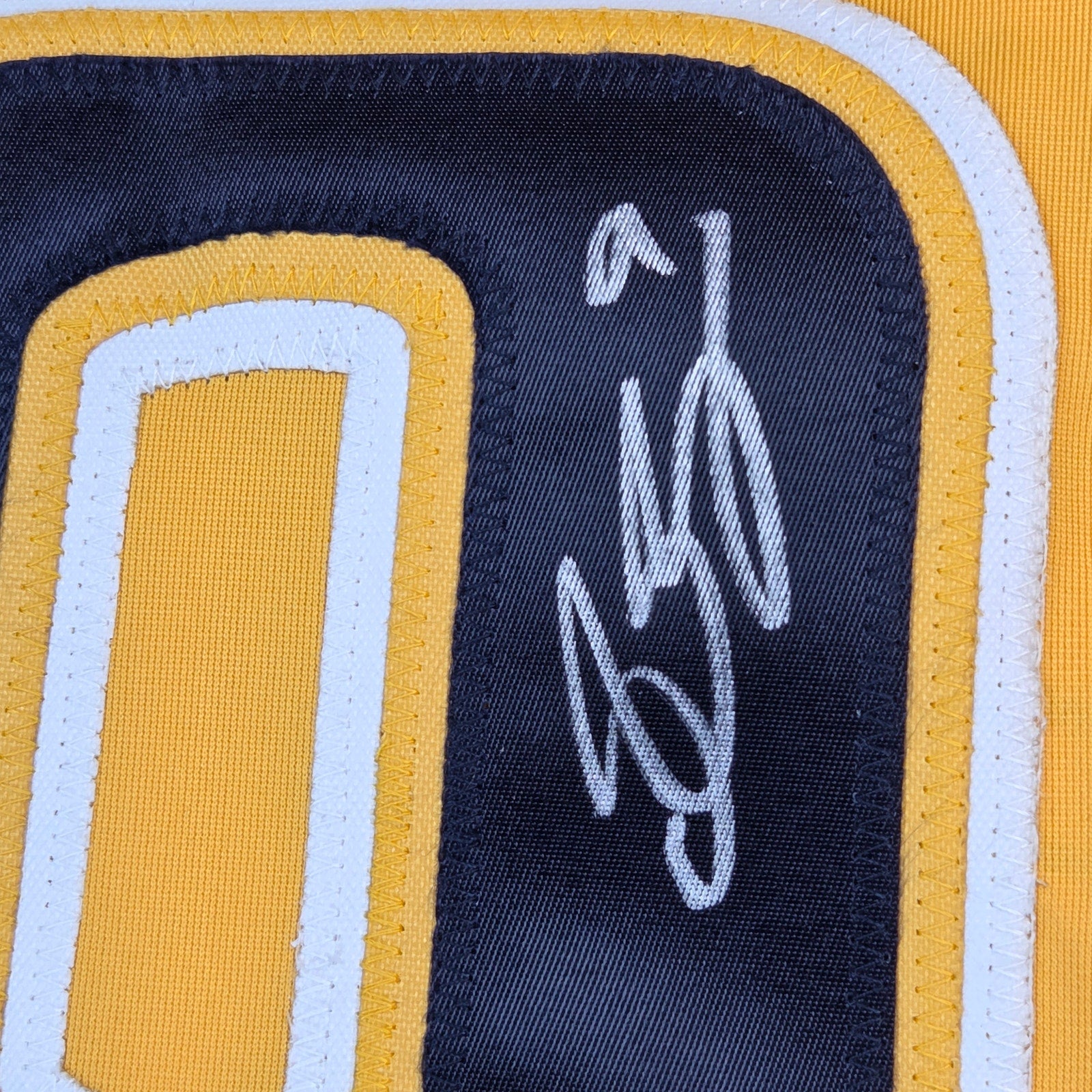 Filip Forsberg Signed Nashville Predators Custom Jersey XL JSA COA Auto #9