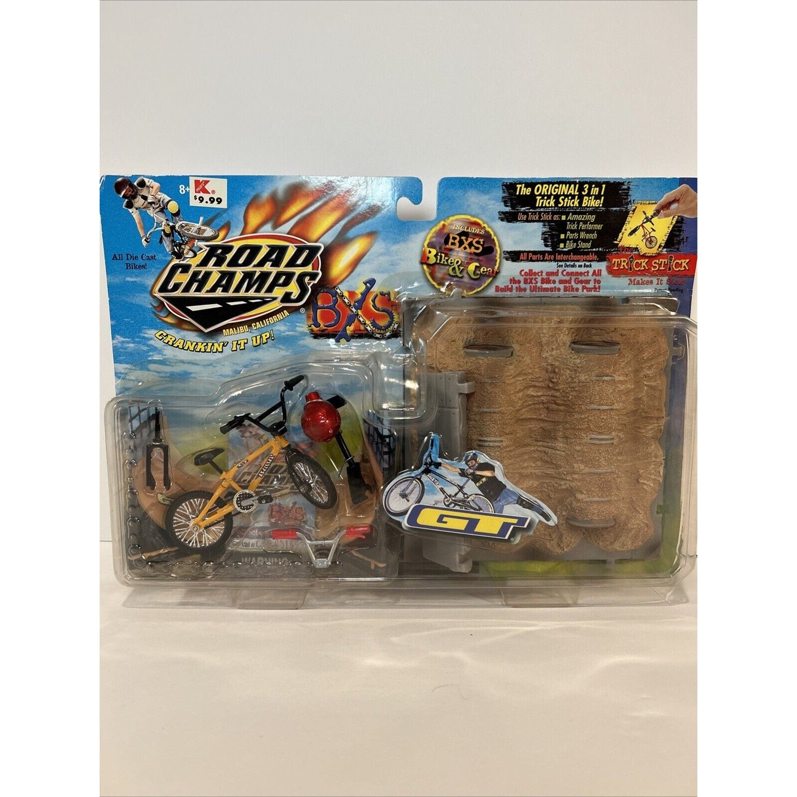 Lot of 6 Jakks Road Champs BXS BMX Bikes GT Schwinn Haro Series 4-7 NIP