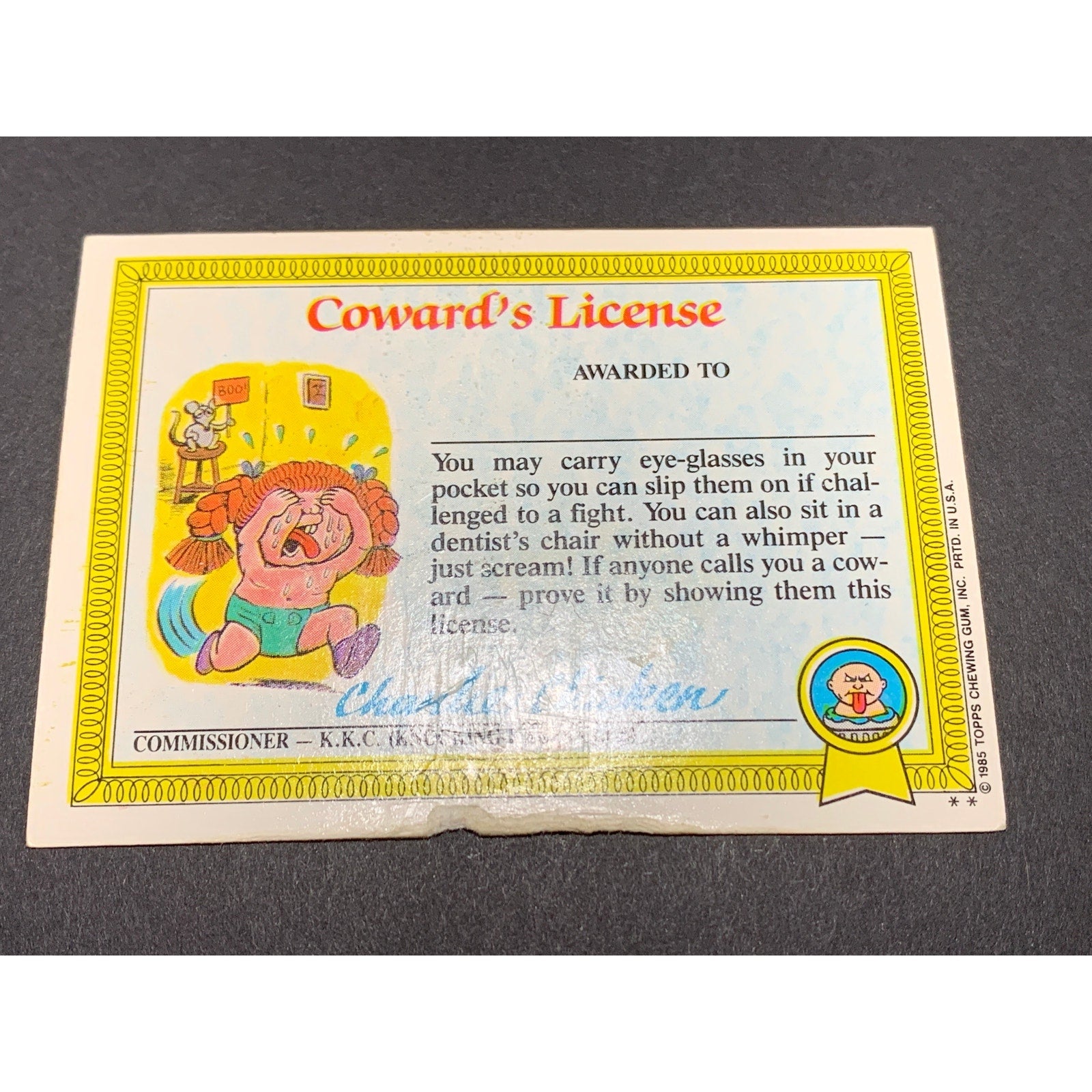 1985 Garbage Pail Kids Series 1 MashUp in Various Conditions