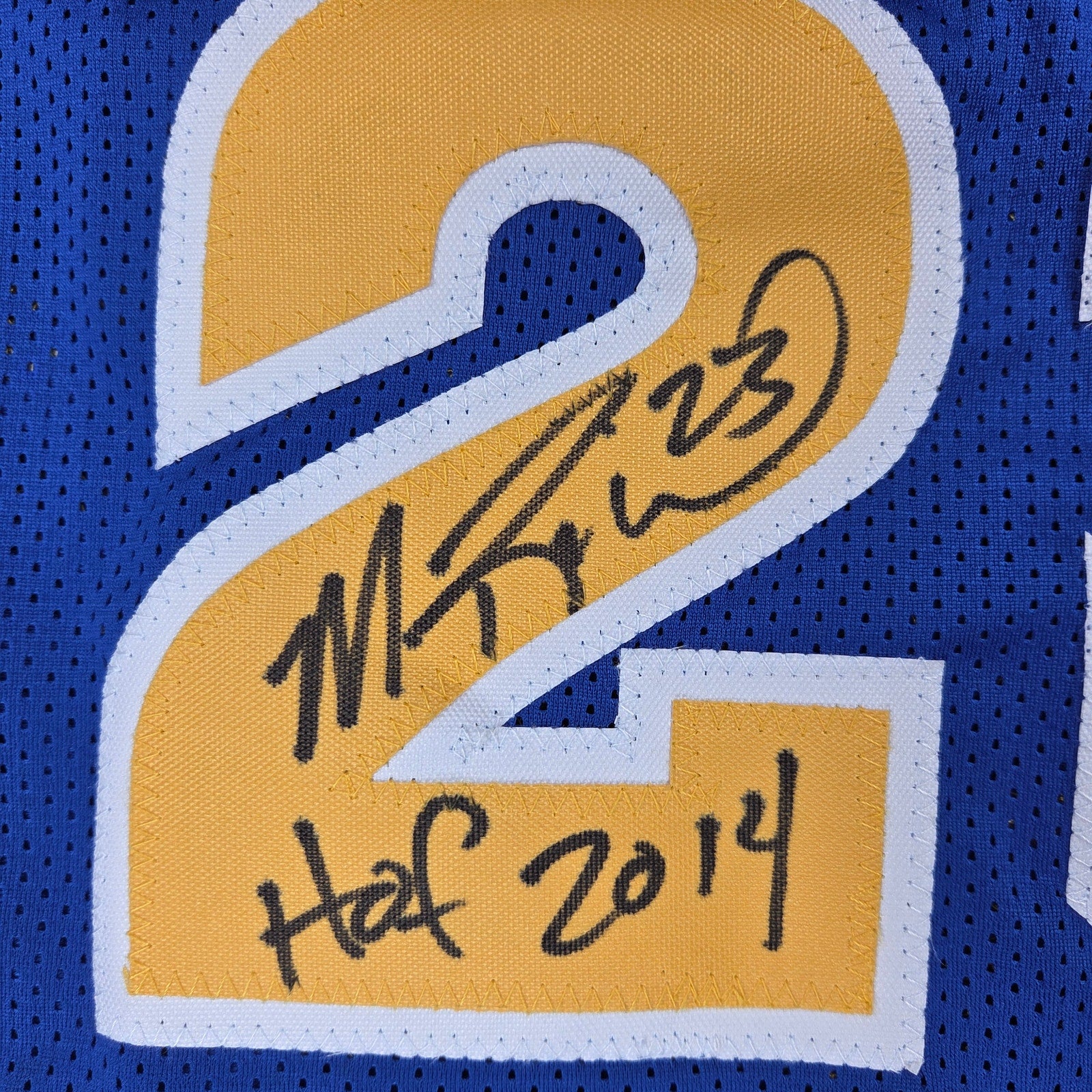 Run TMC Warriors Jersey Signed Mullin Hardaway Richmond BAS Witness HOF Auto