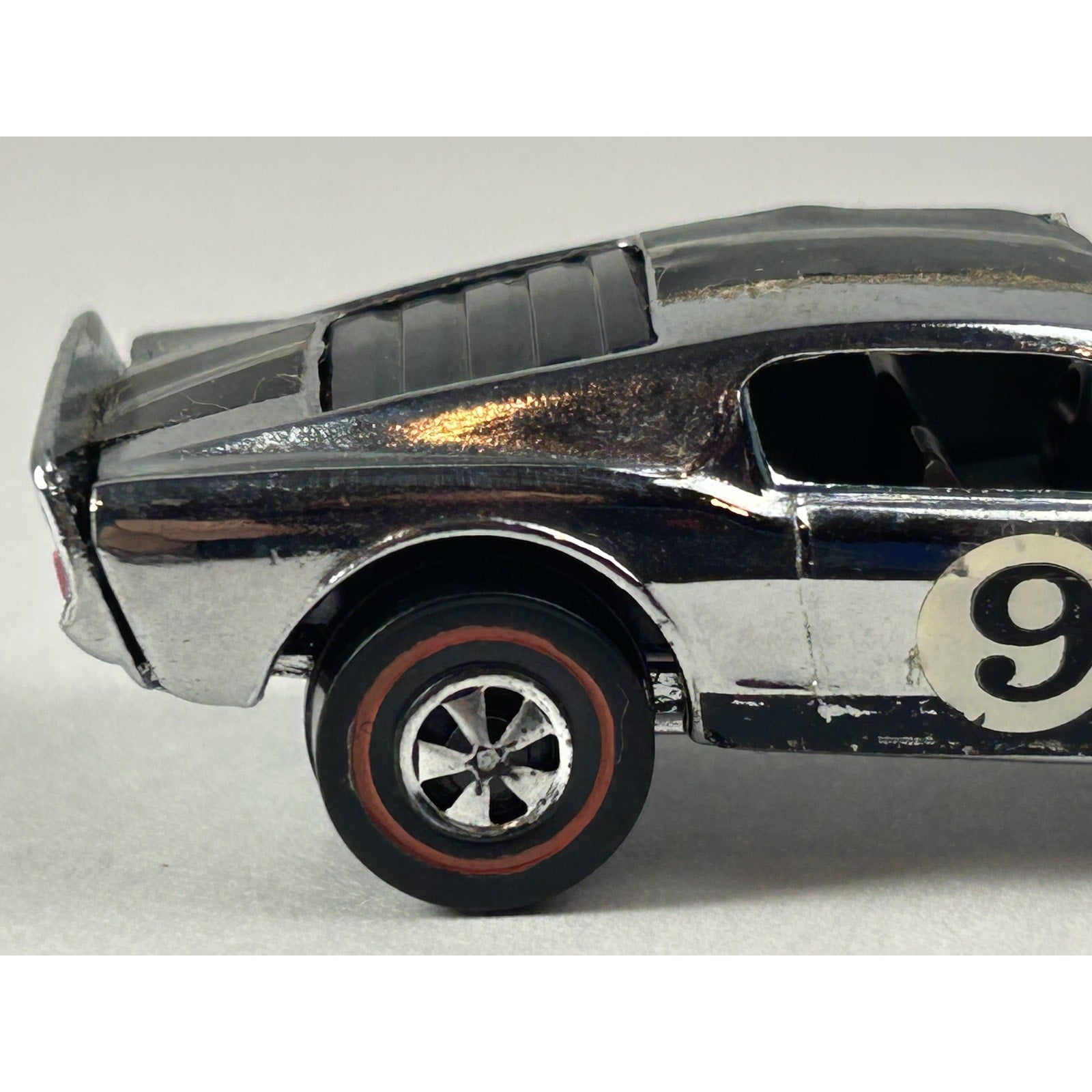 Vintage Hot Wheels Mustang Boss Hoss Redline Diecast Car 1969 Hong Kong