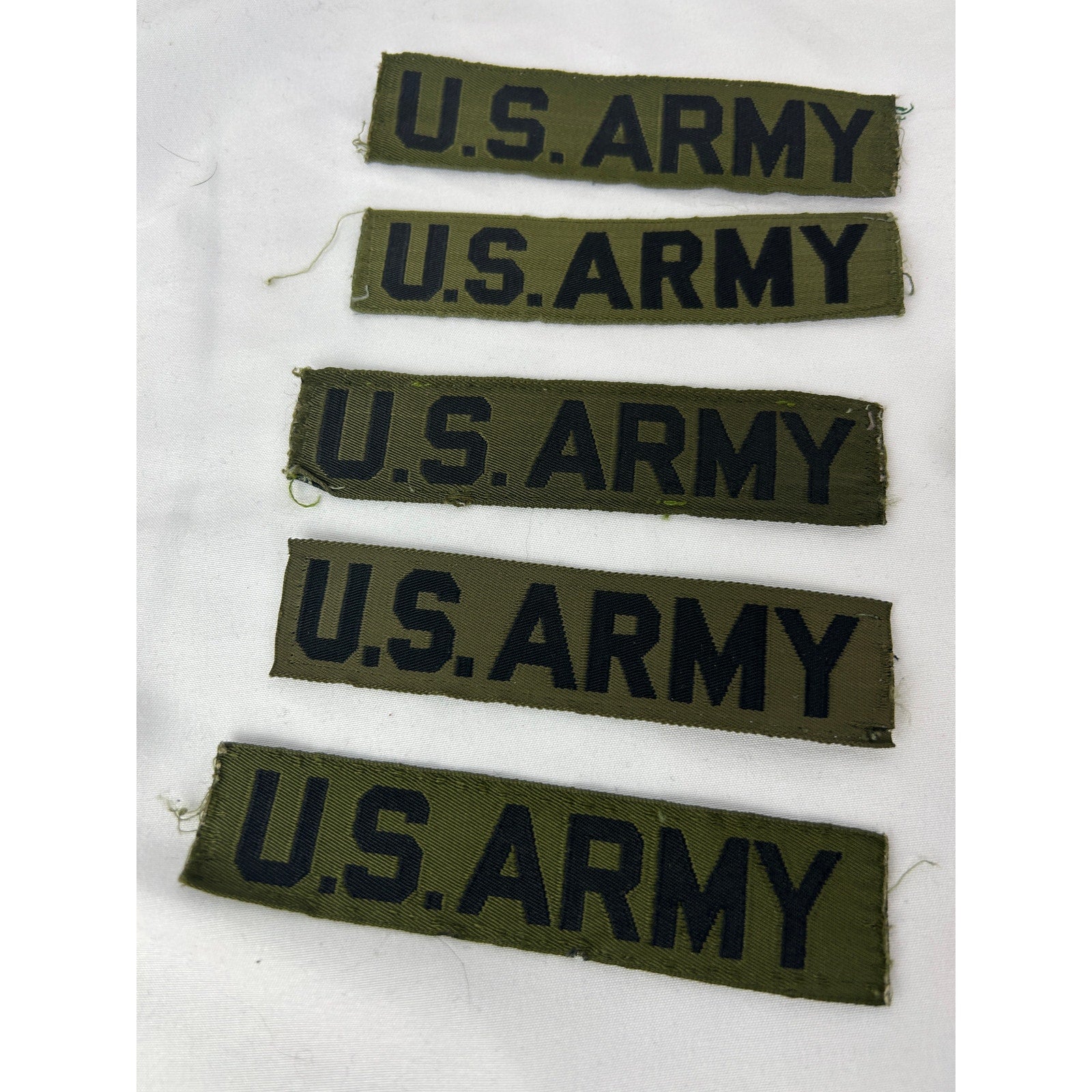 Vintage US Army Patches Lot USAR Strips Armor Division Patches 23 pcs