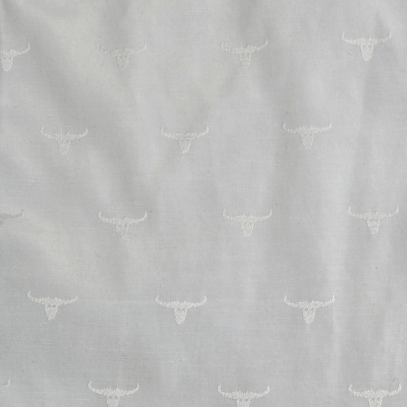 Roper Mens MT Medium Tall White Longhorn Jacquard Pearl Snap Western Shirt