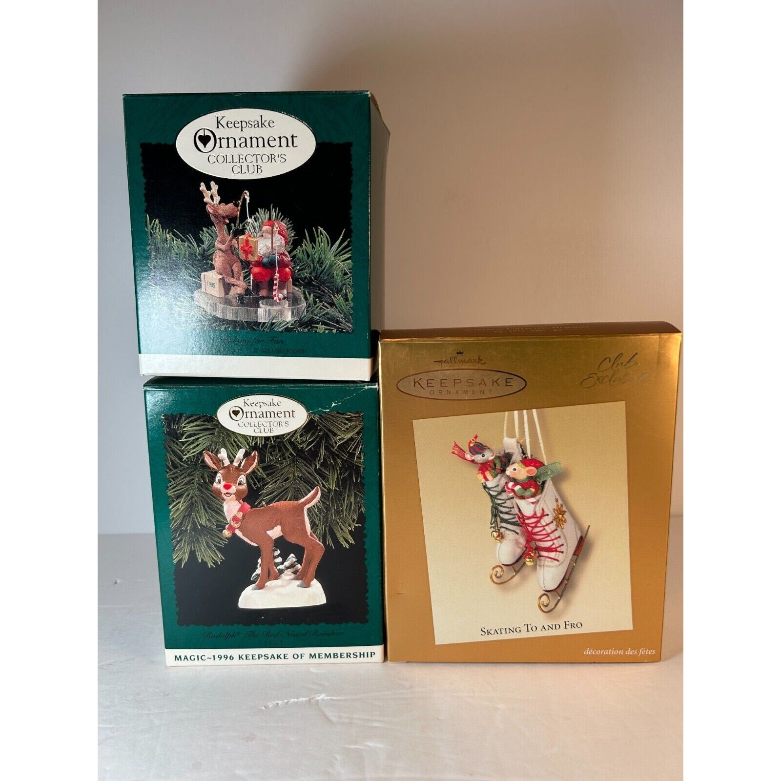 Hallmark Keepsake Christmas Ornament lot of 3