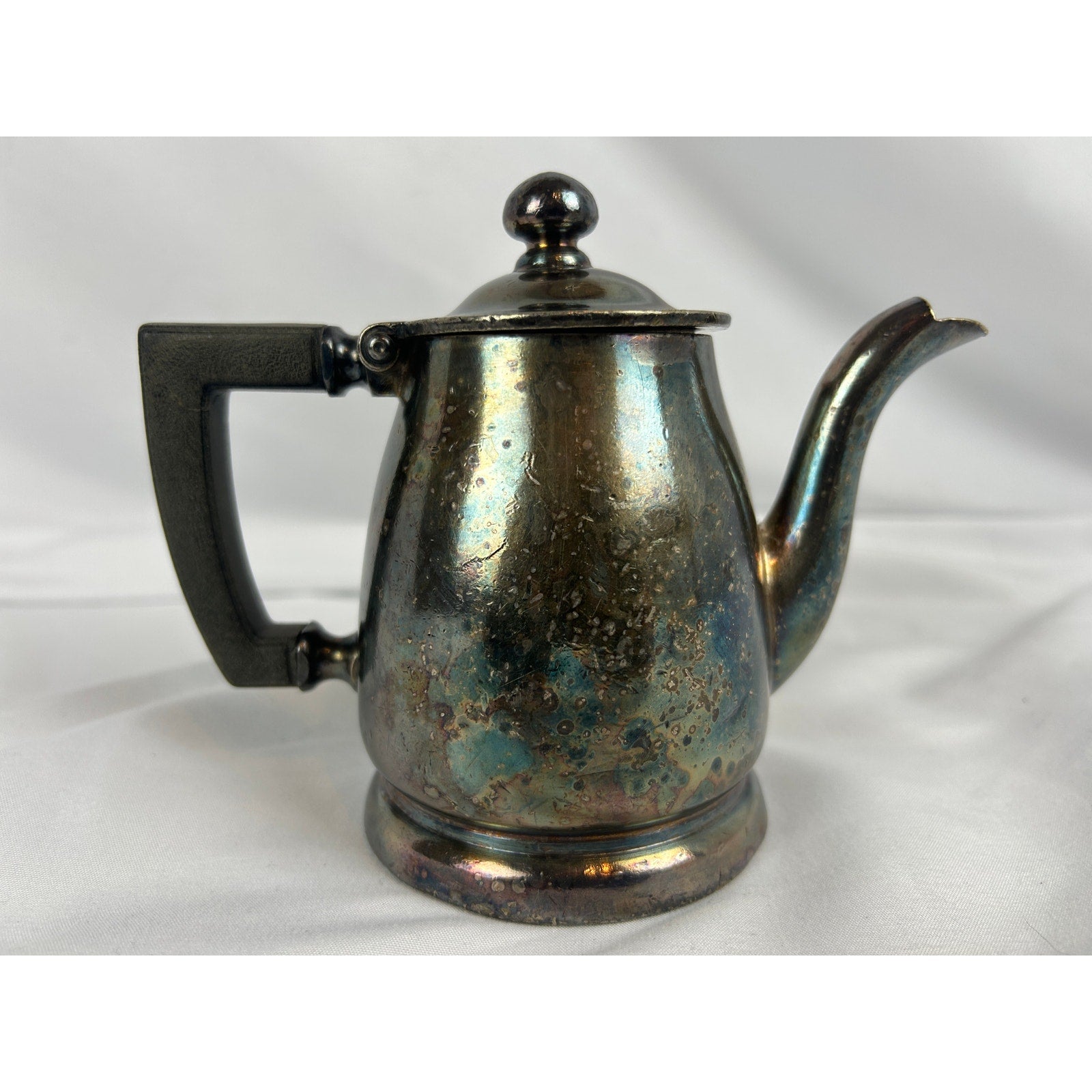 Marquette Silverplate Mini Teapot Victor S Co Creamer Coffee Pot
