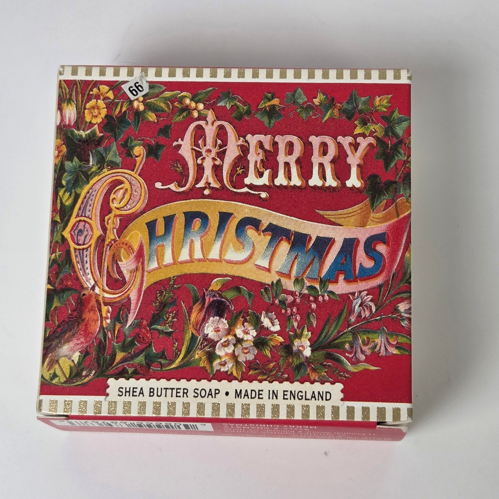 Michel Design Works Christmas Soap Set 3 Shea Butter Bars Balsam St Nick