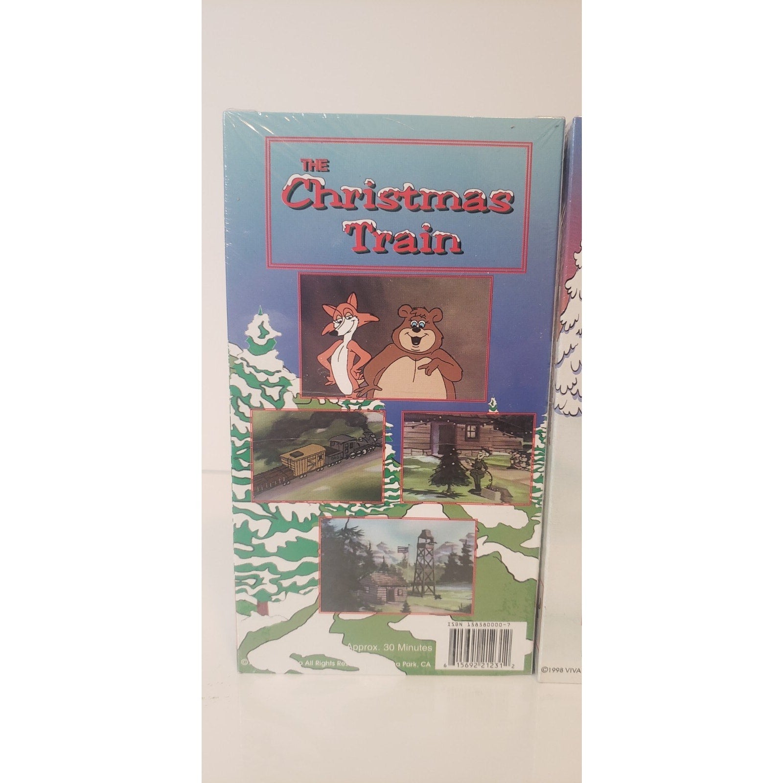 Christmas Kids VHS New Sealed Lot of 2 Rudolph & The Christmas Train