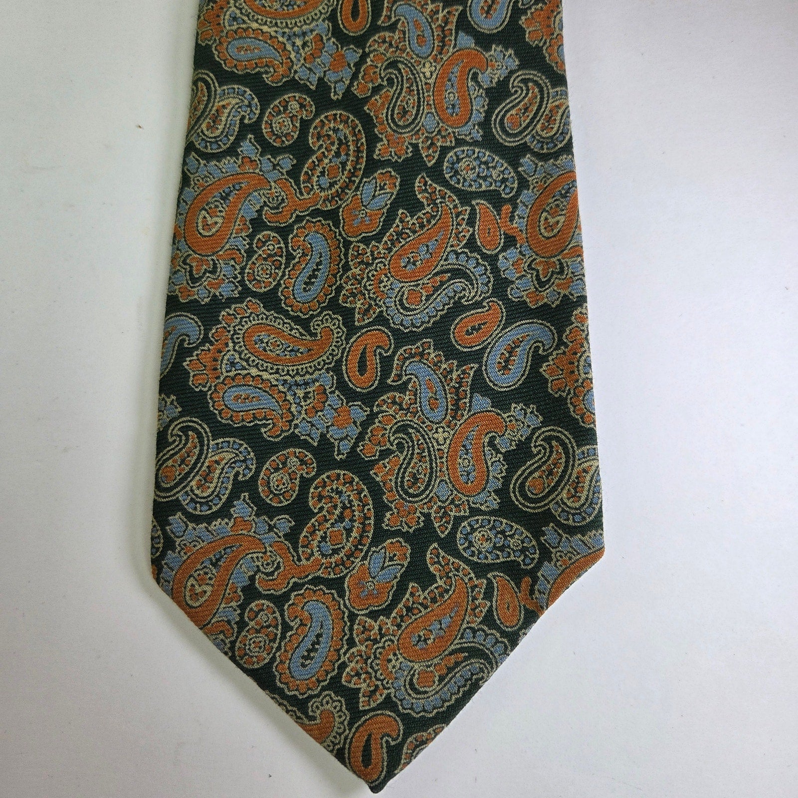 Vintage Reis Tie for Dayton’s Northbriar Shop Rust & Gray Abstract 4.25” Wide