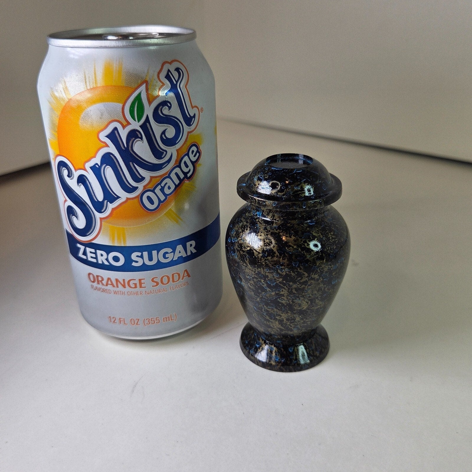 Night Sky Scenery Small Cremation Keepsake, Urn for Ashes 3" Aluminum