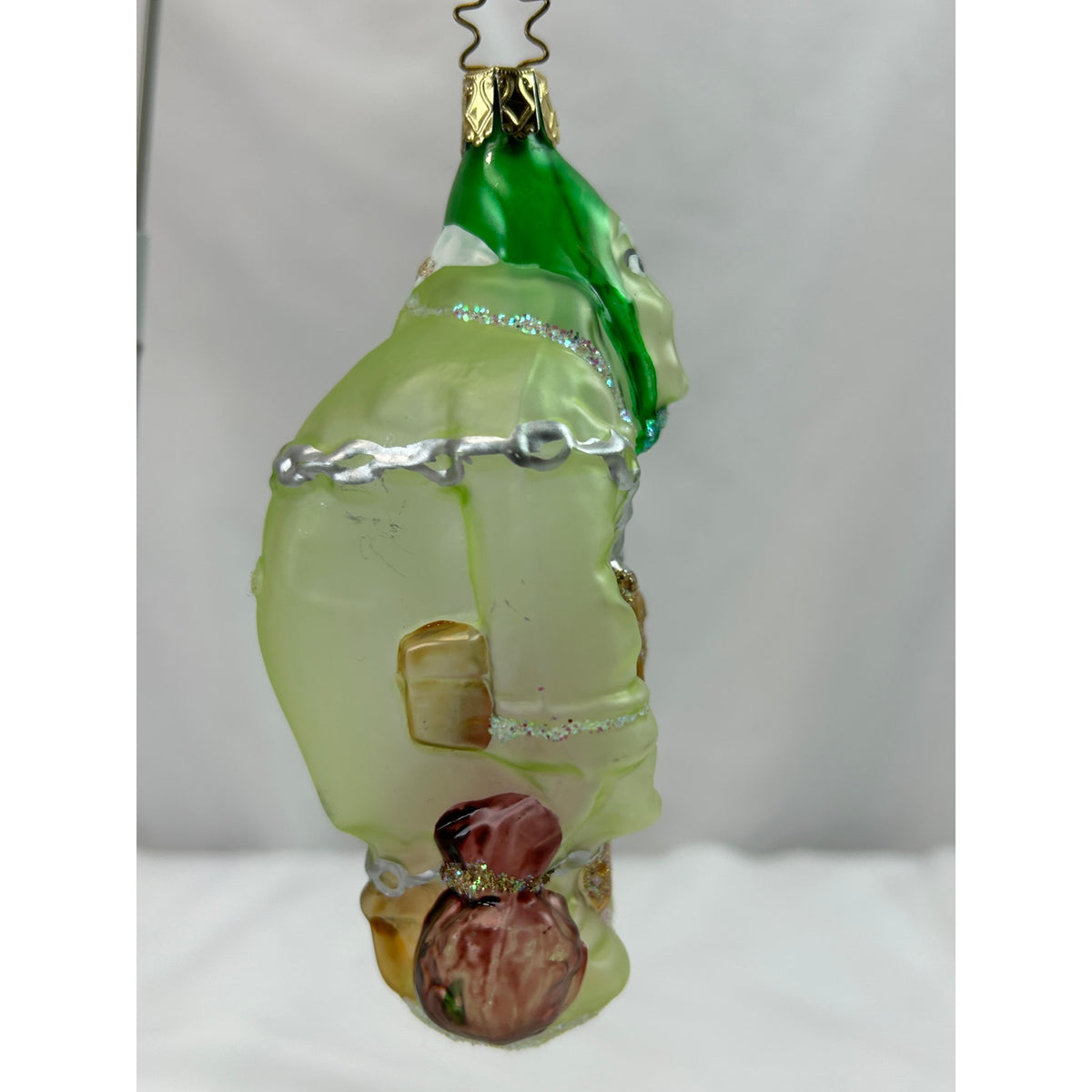 Inge-Glas Jacob Marley Ghost A Christmas Carol Glass Ornament Germany 4.5"