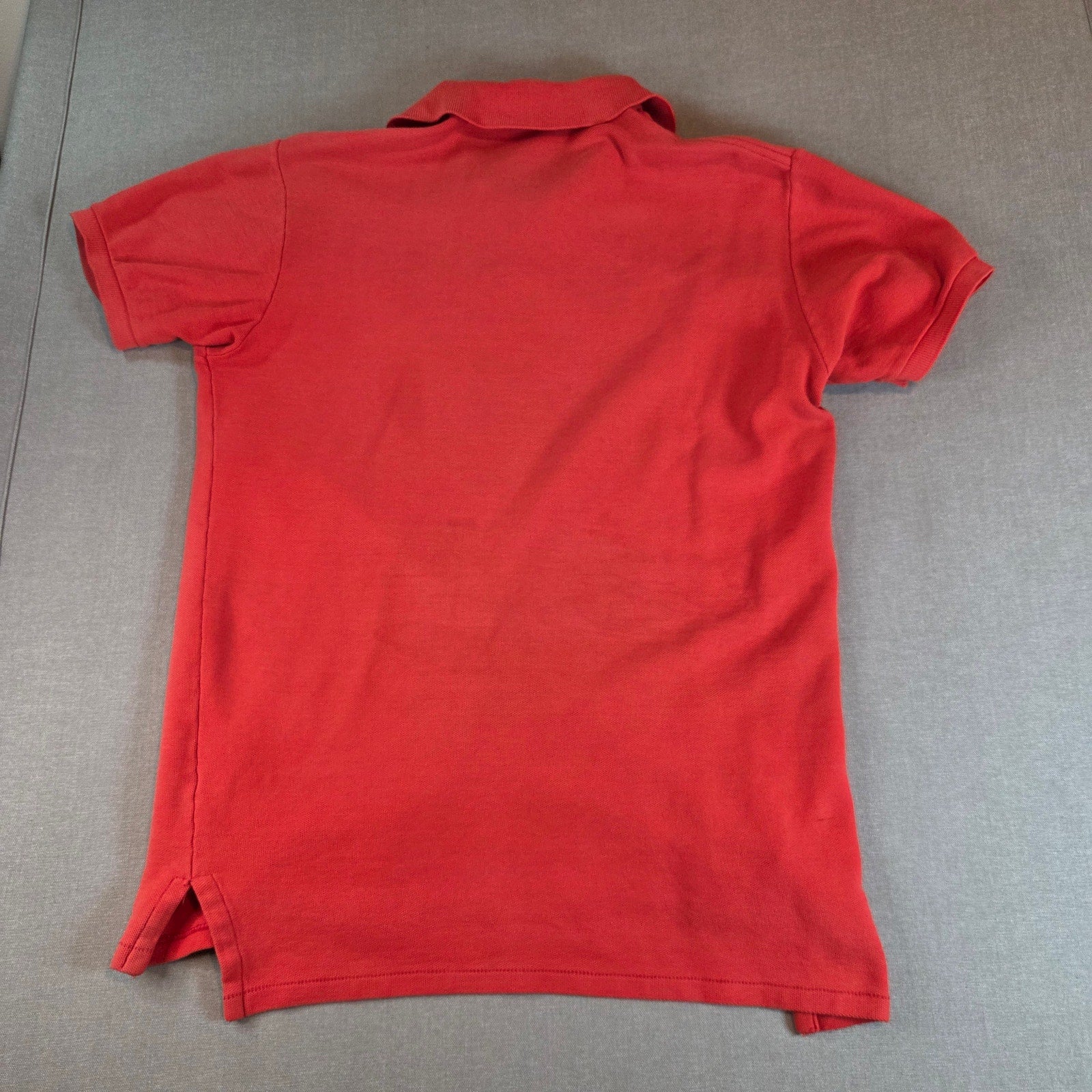 Polo by Ralph Lauren Red Orange Classic Fit Pony Logo Pique Polo Shirt M