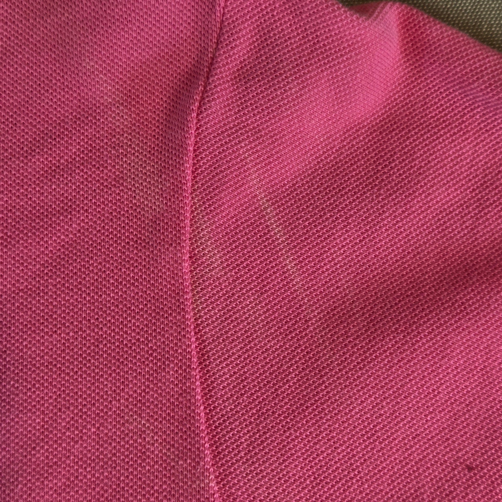 Ralph Lauren Sport Polo Shirt XL Pink Cotton Short Sleeve Made in Macau