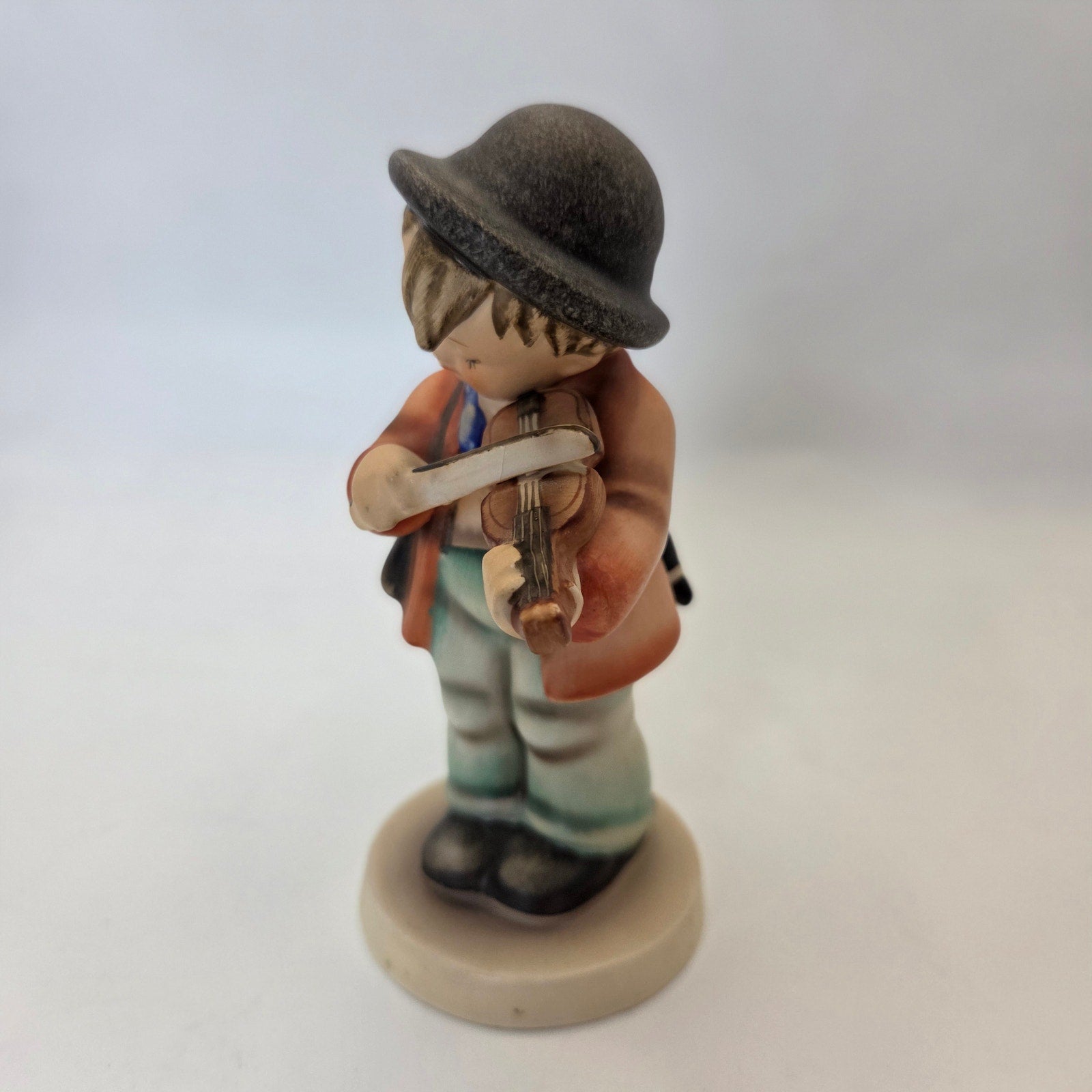Goebel Hummel Little Fiddler Violin Boy Figurine W Germany Bee V 5in Vintage