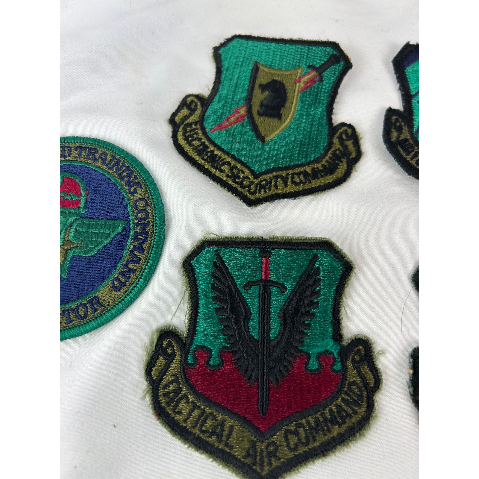 Vintage US Air Force Patch Lot ATC SAC 6944 ESS Instructor Command