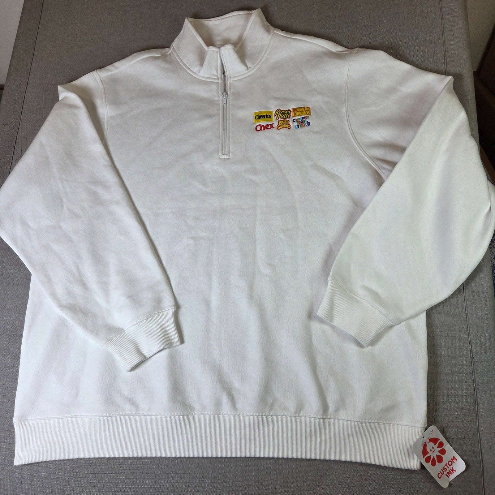 General Mills Cereal Logo 1/4 Zip Pullover Sport-Tek 3XL Custom Ink