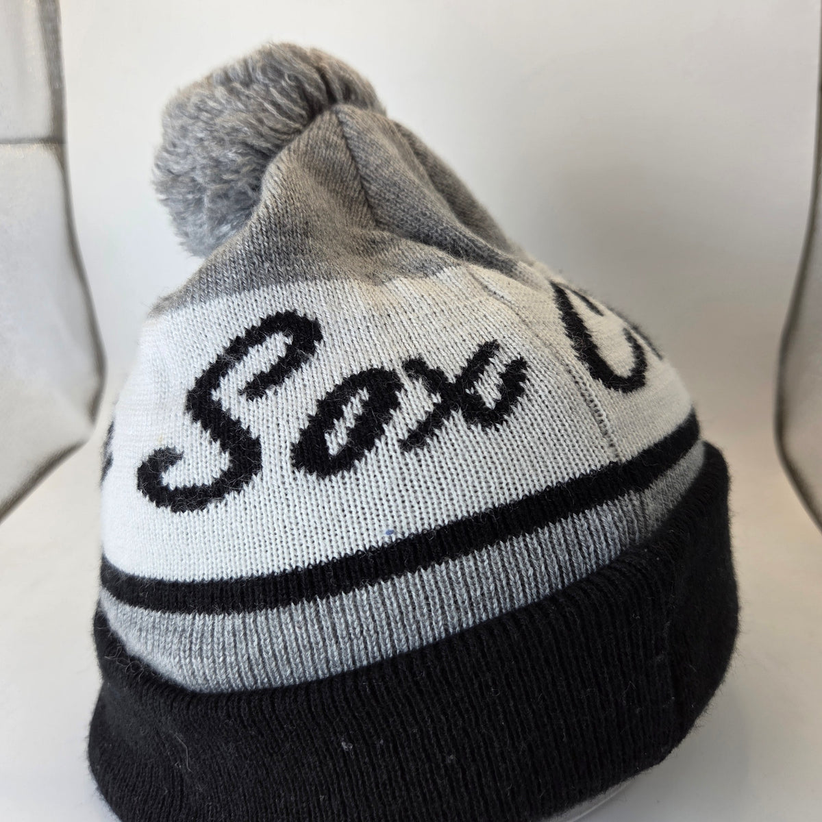Chicago White Sox Knit Pom Beanie Hat MLB Winter Cap Unbranded